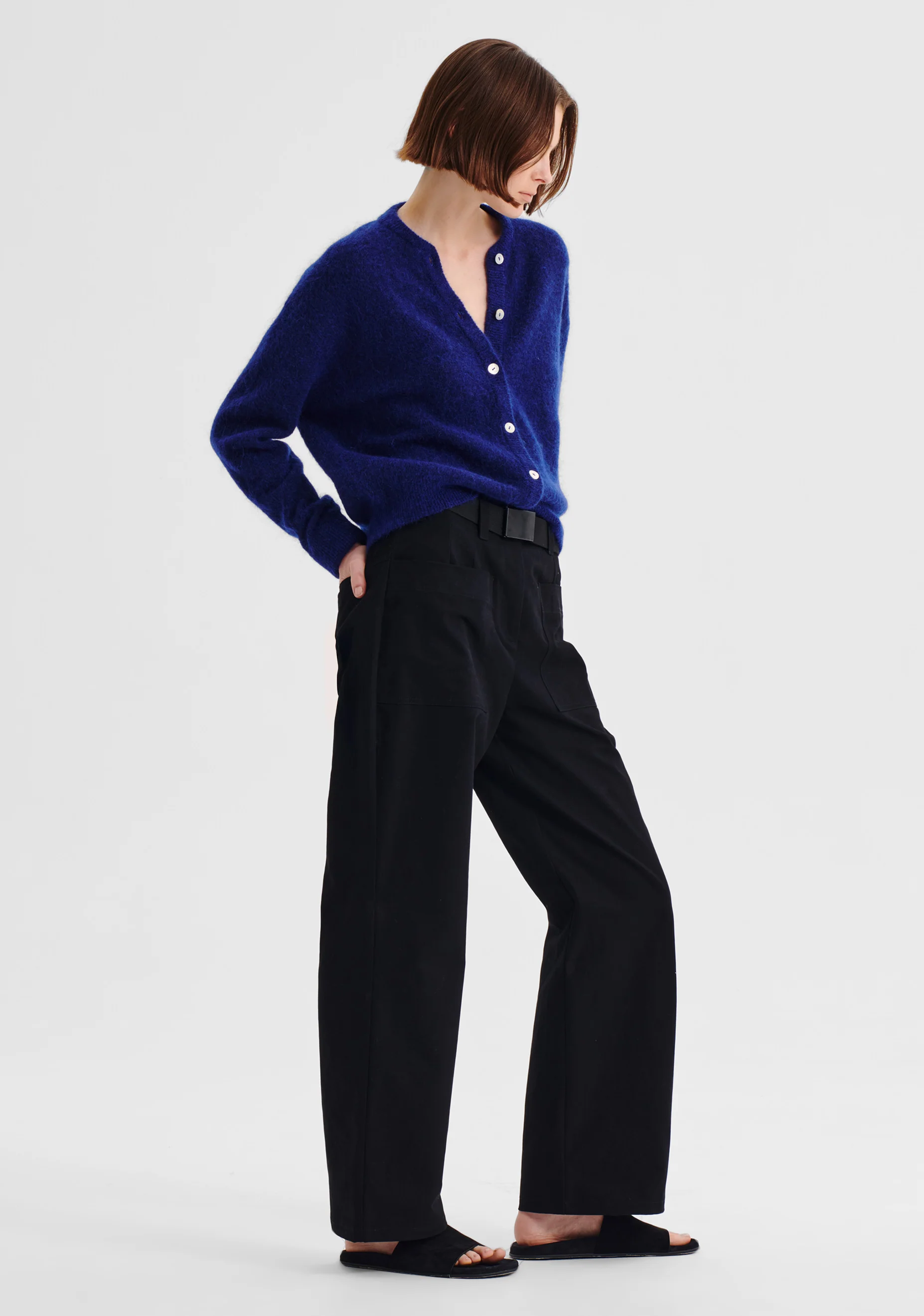 Albi Knit Cardigan_Cobalt - Image 5
