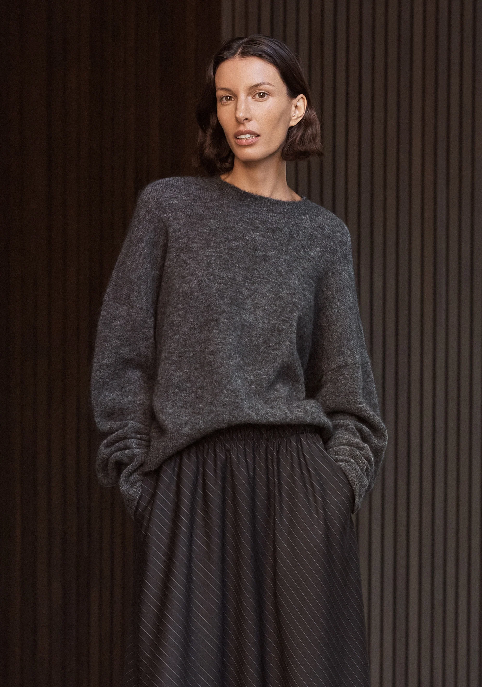Albi Knit Pullover_Smoke - Image 2