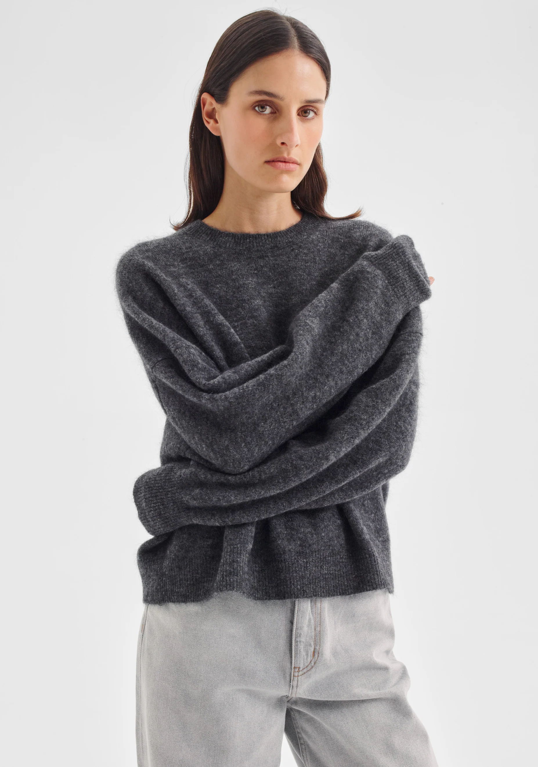 Albi Knit Pullover_Smoke - Image 3