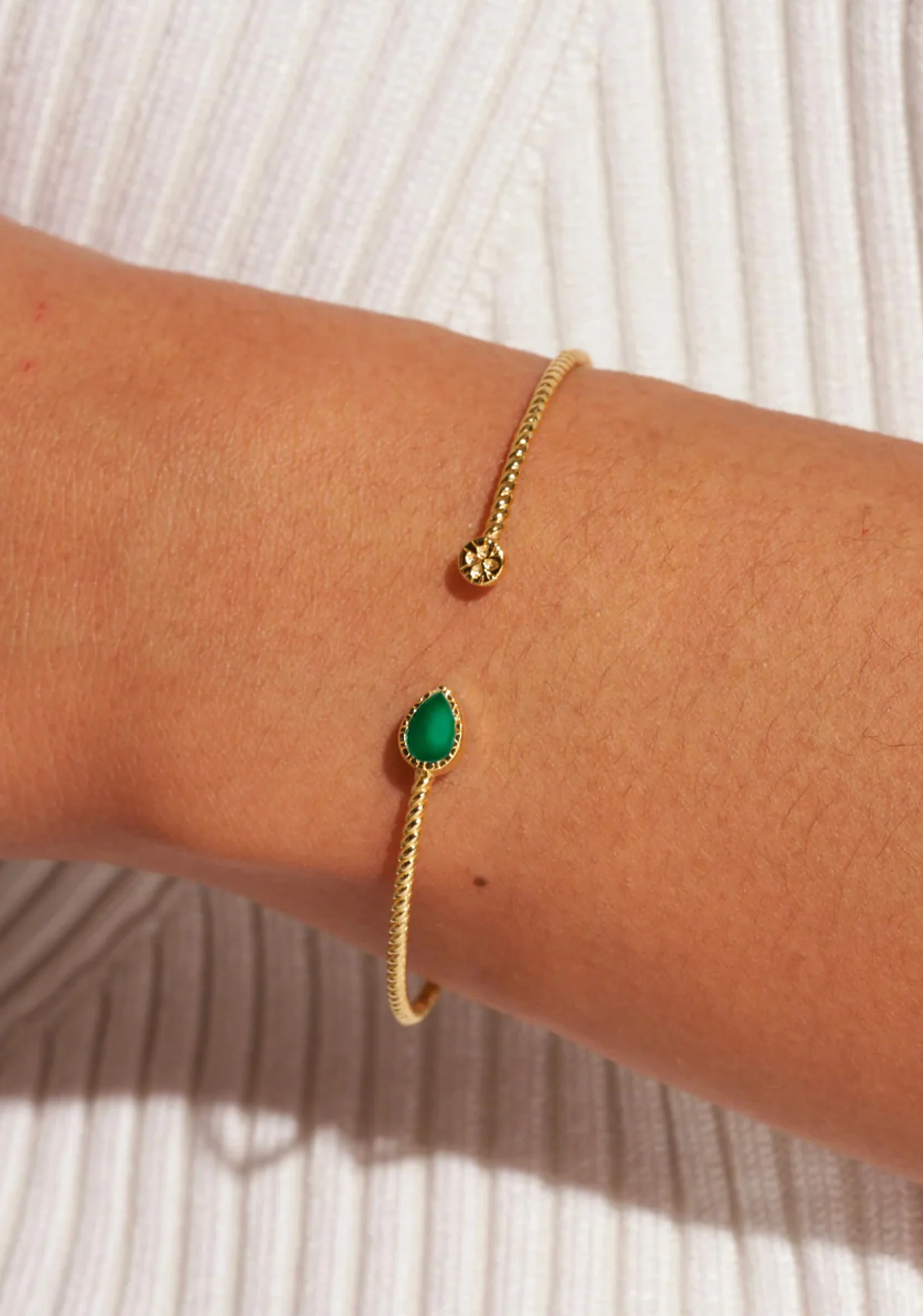 Bali Cuff_Green Onyx - Image 2