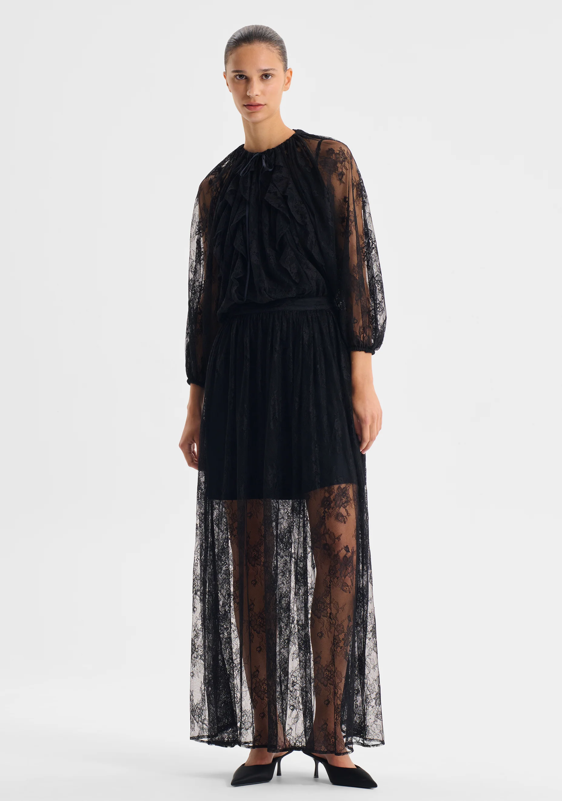 Bijoux Lace Skirt_Black - Image 2