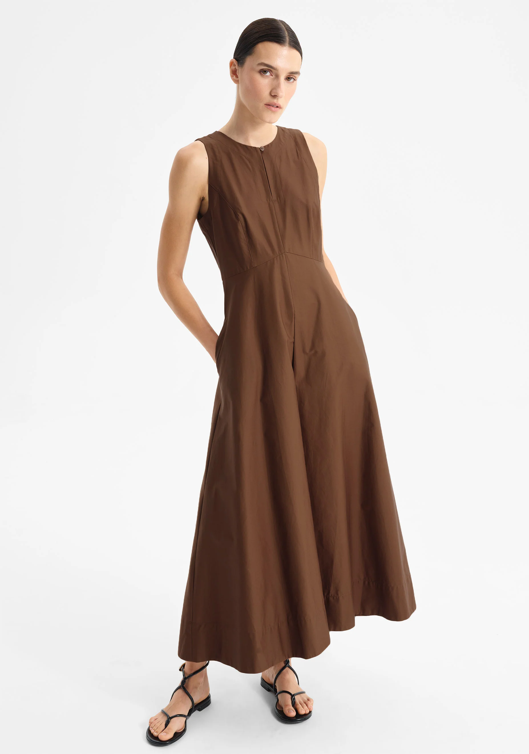 Brooks Dress_Chocolate - Image 2