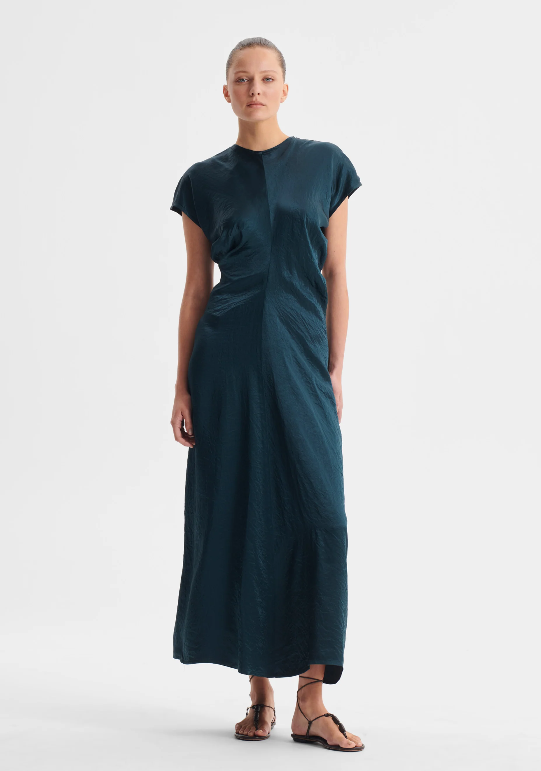 Caroline Dress_Petrol - Image 4
