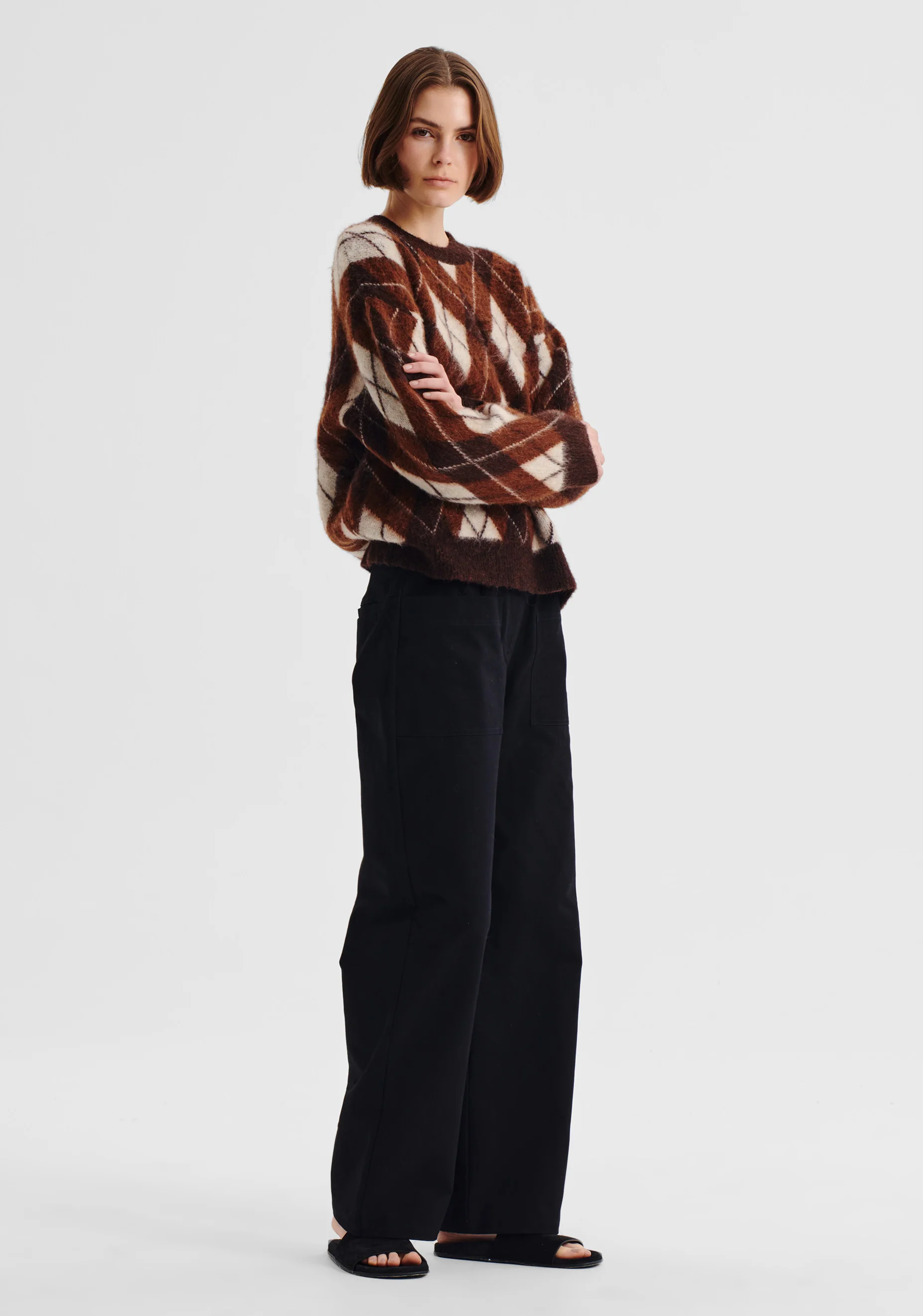 Chester Knit Pullover_Argyle - Image 2