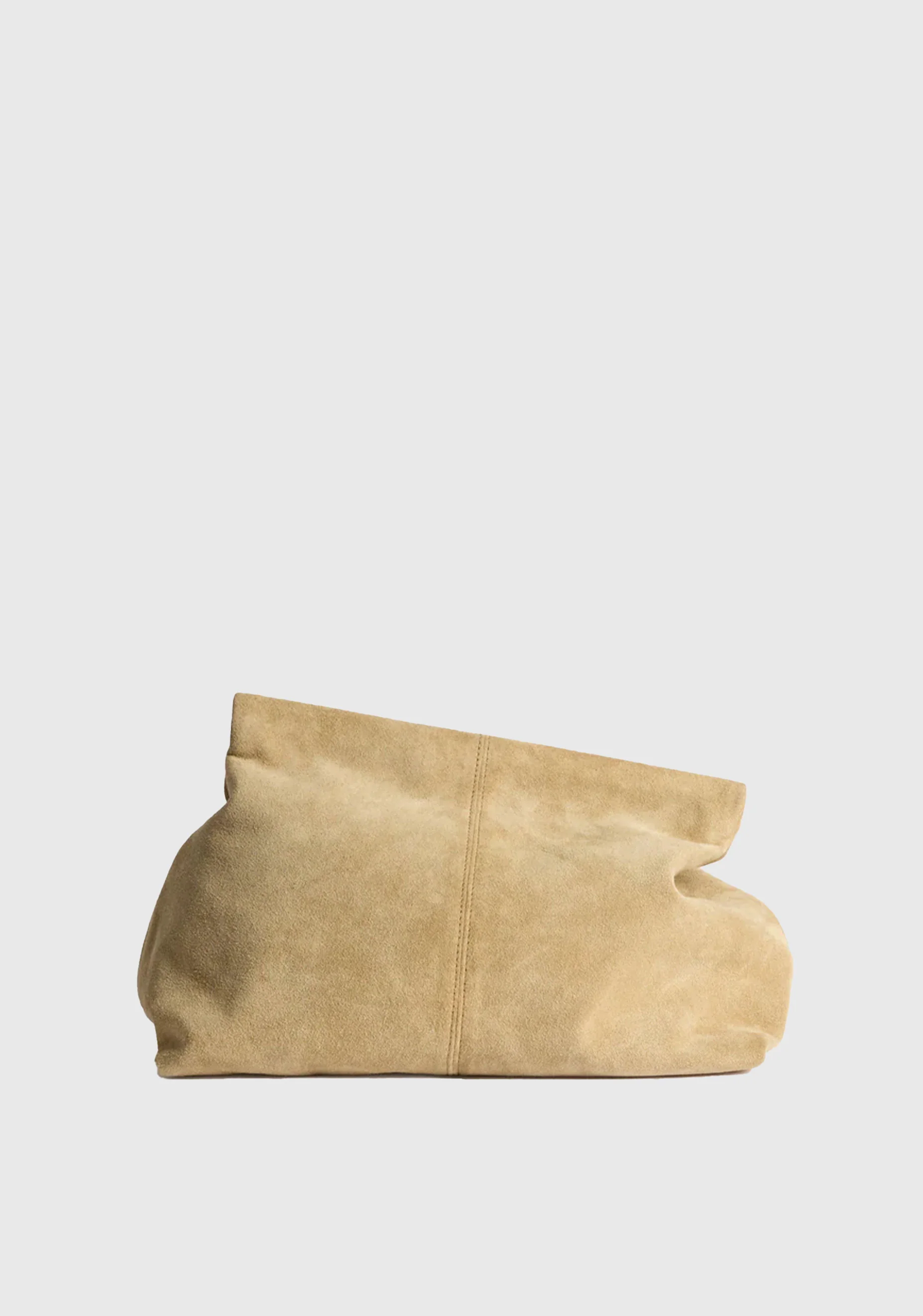 Clay Suede Clutch_Sand - Image 2