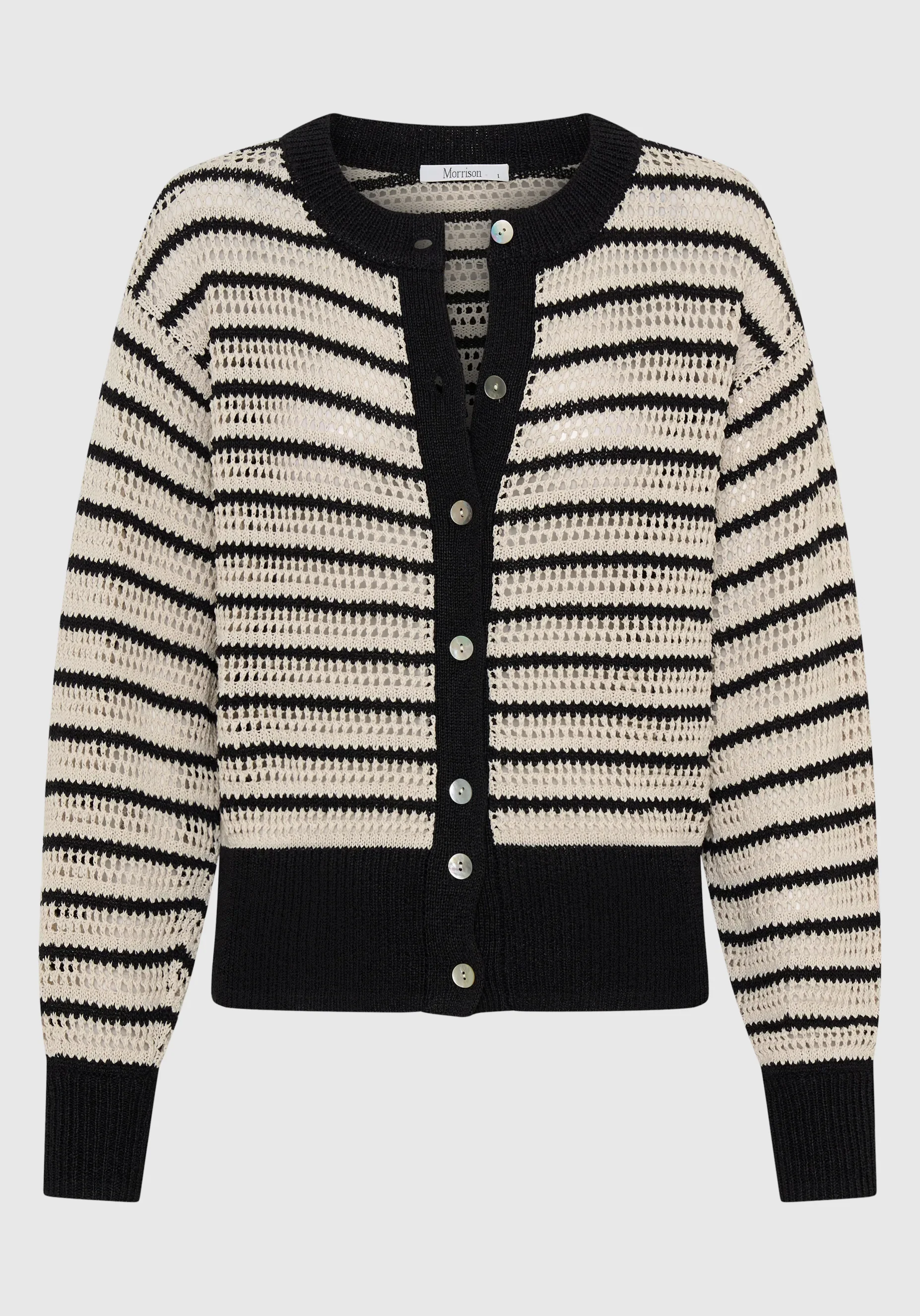 Clover Knit Cardigan_Stripe - Image 6