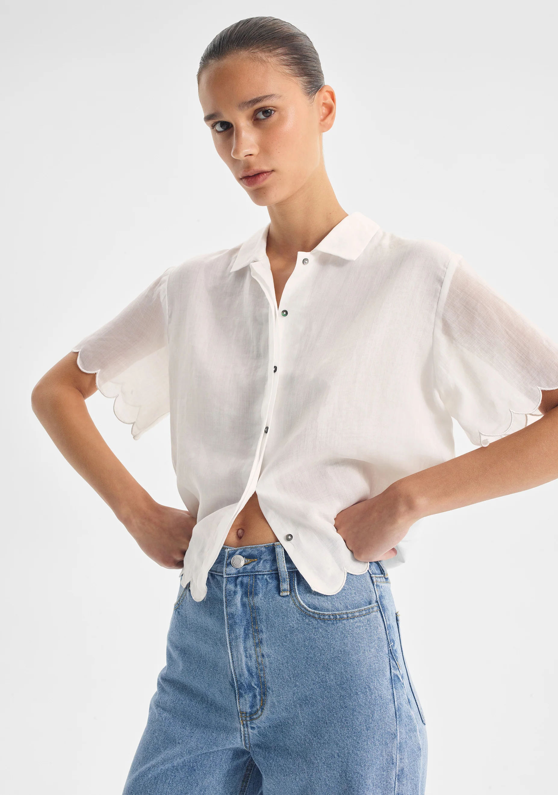 Constance S/S Shirt_White - Image 4