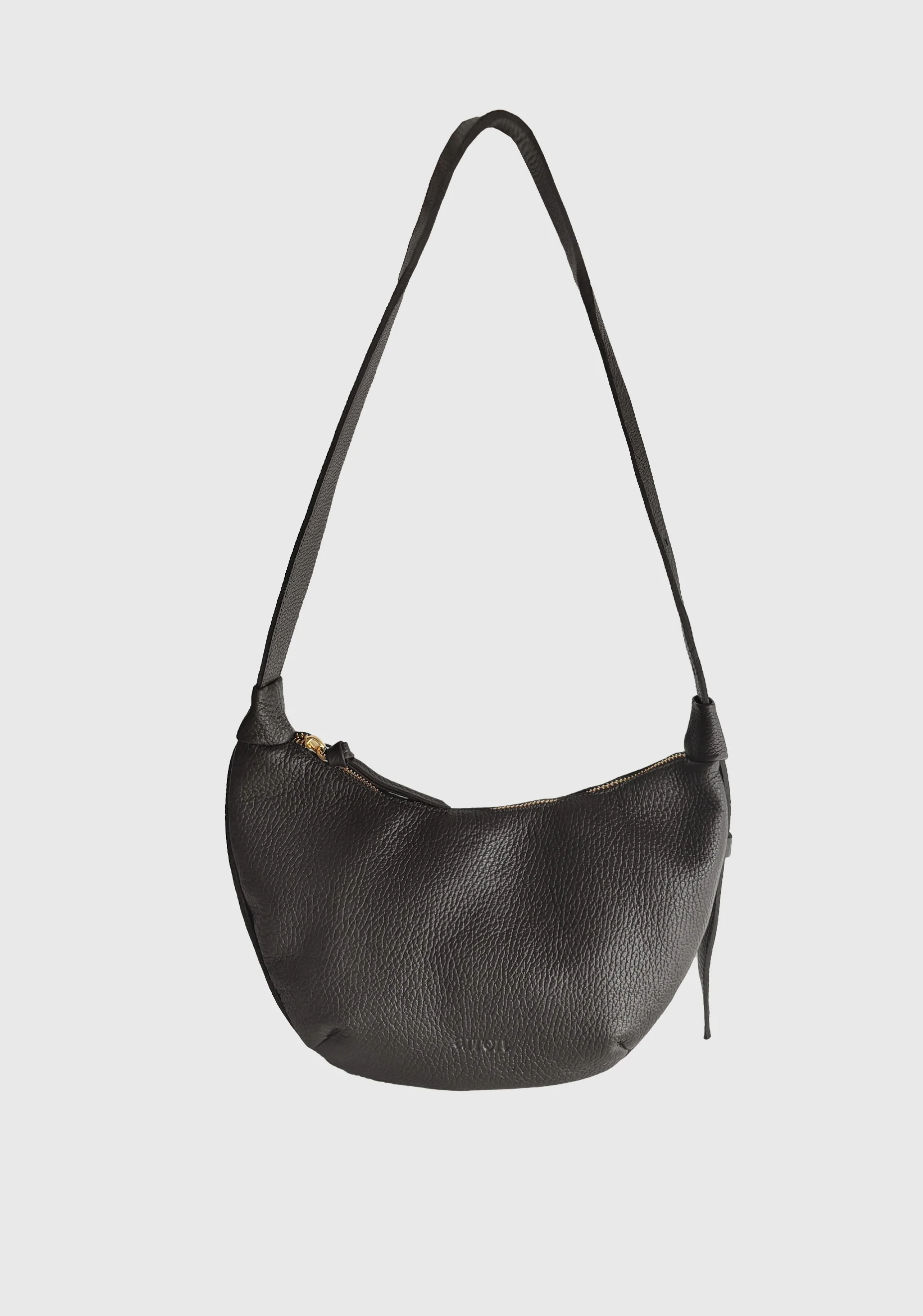 Crossbody Leather Bag_Black - Image 2