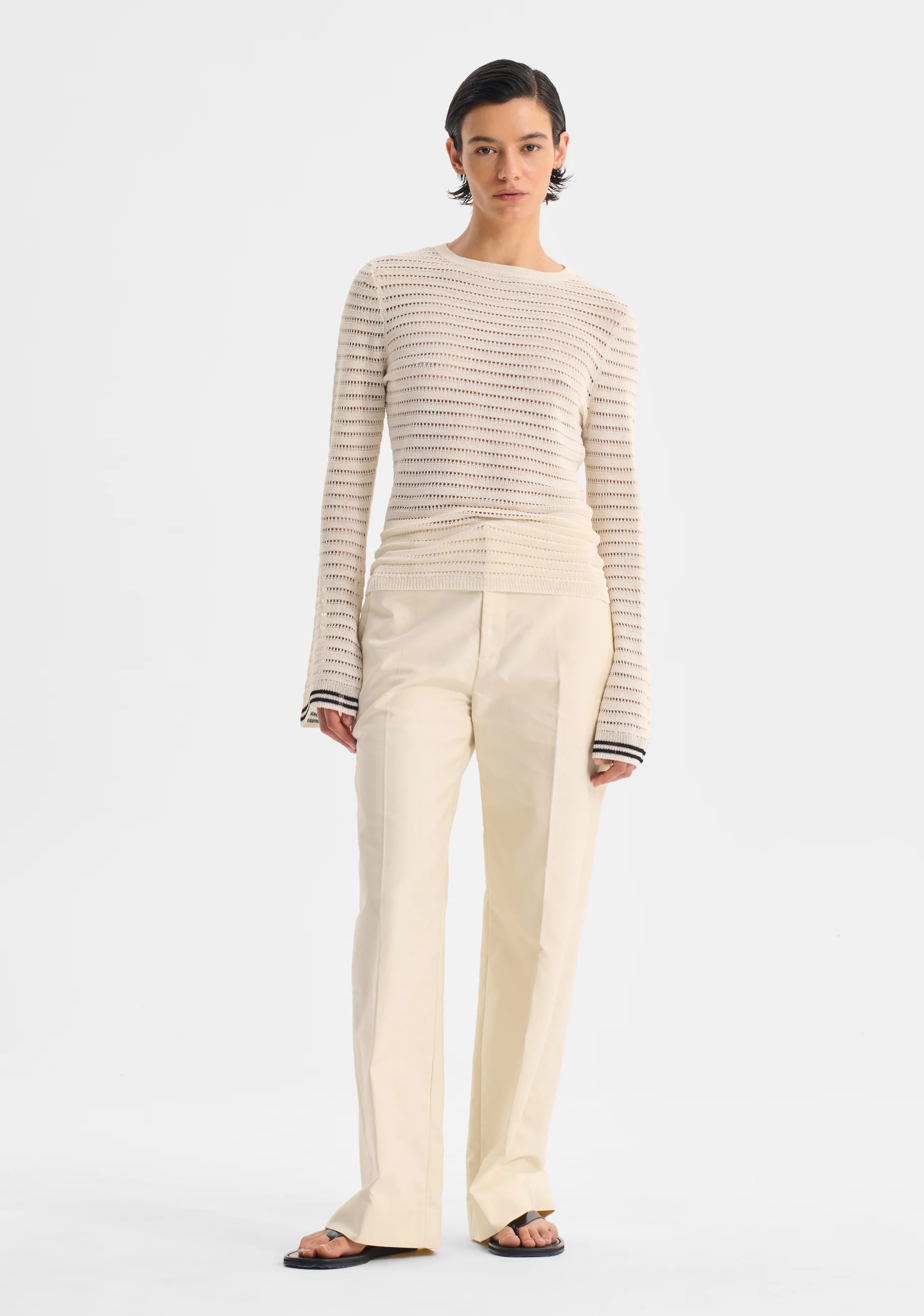 Dallas Knit Pullover_Milk - Image 2