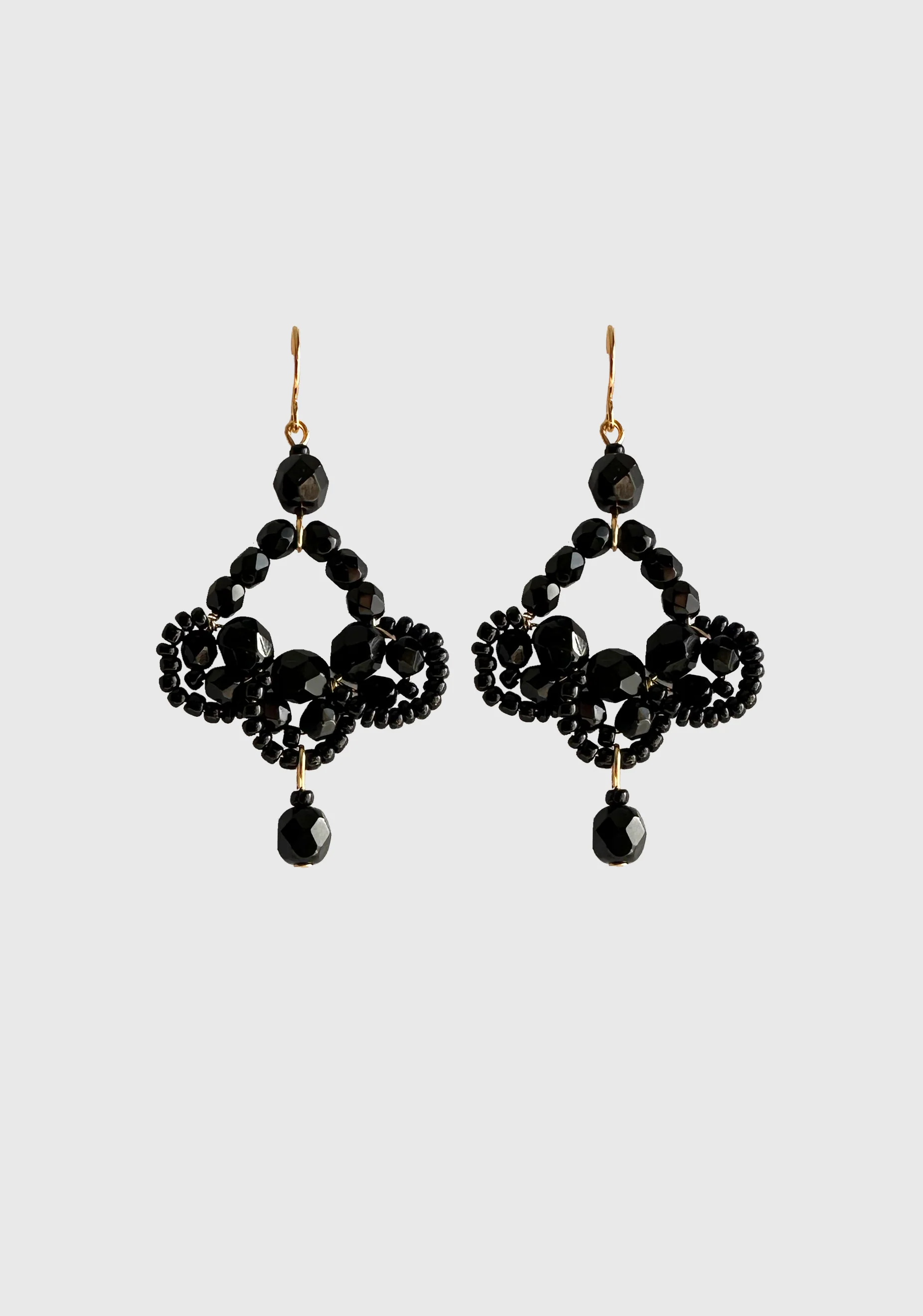 Dianthus Earrings_Black