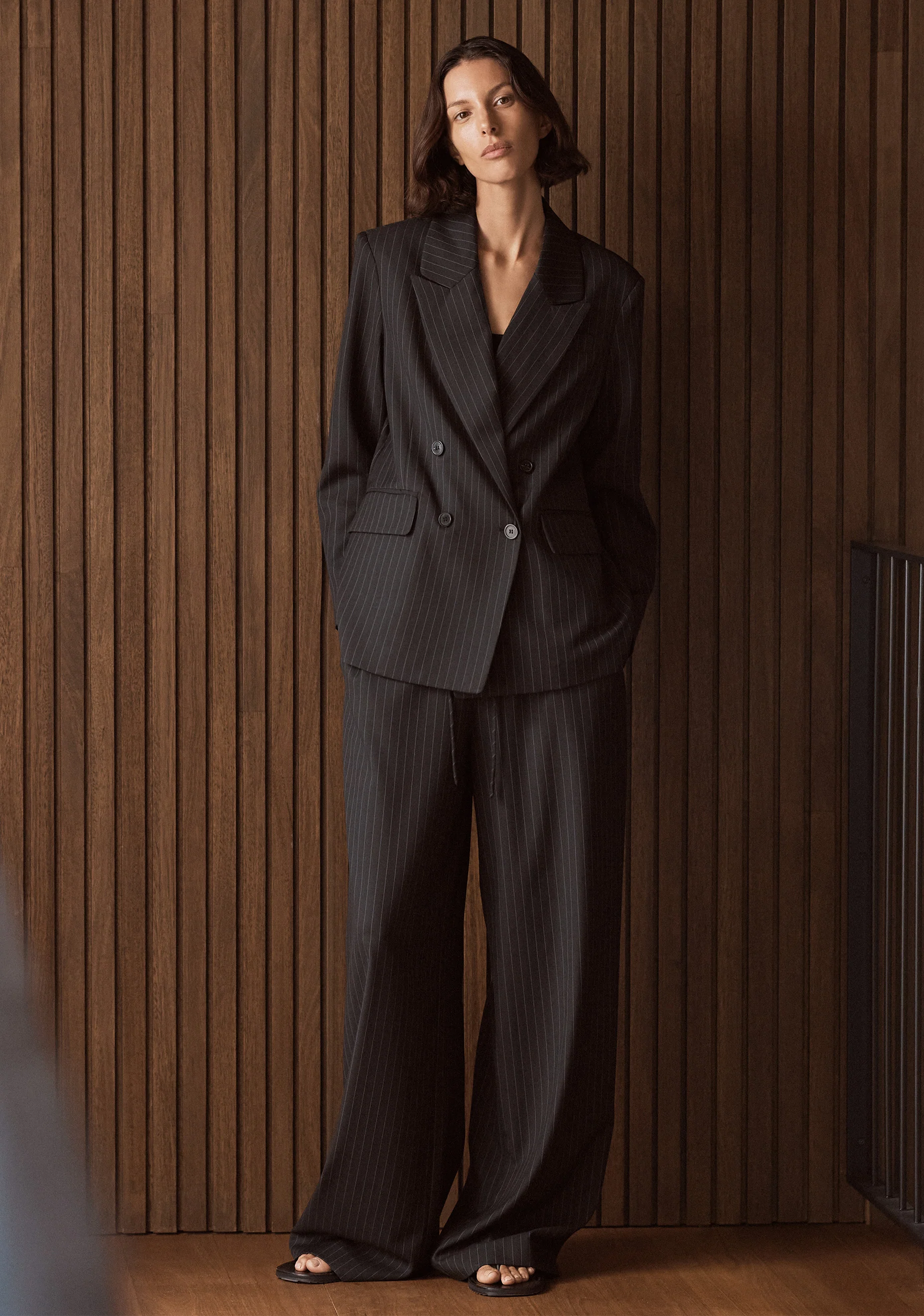 Diego Drawstring Pant_Pinstripe - Image 2