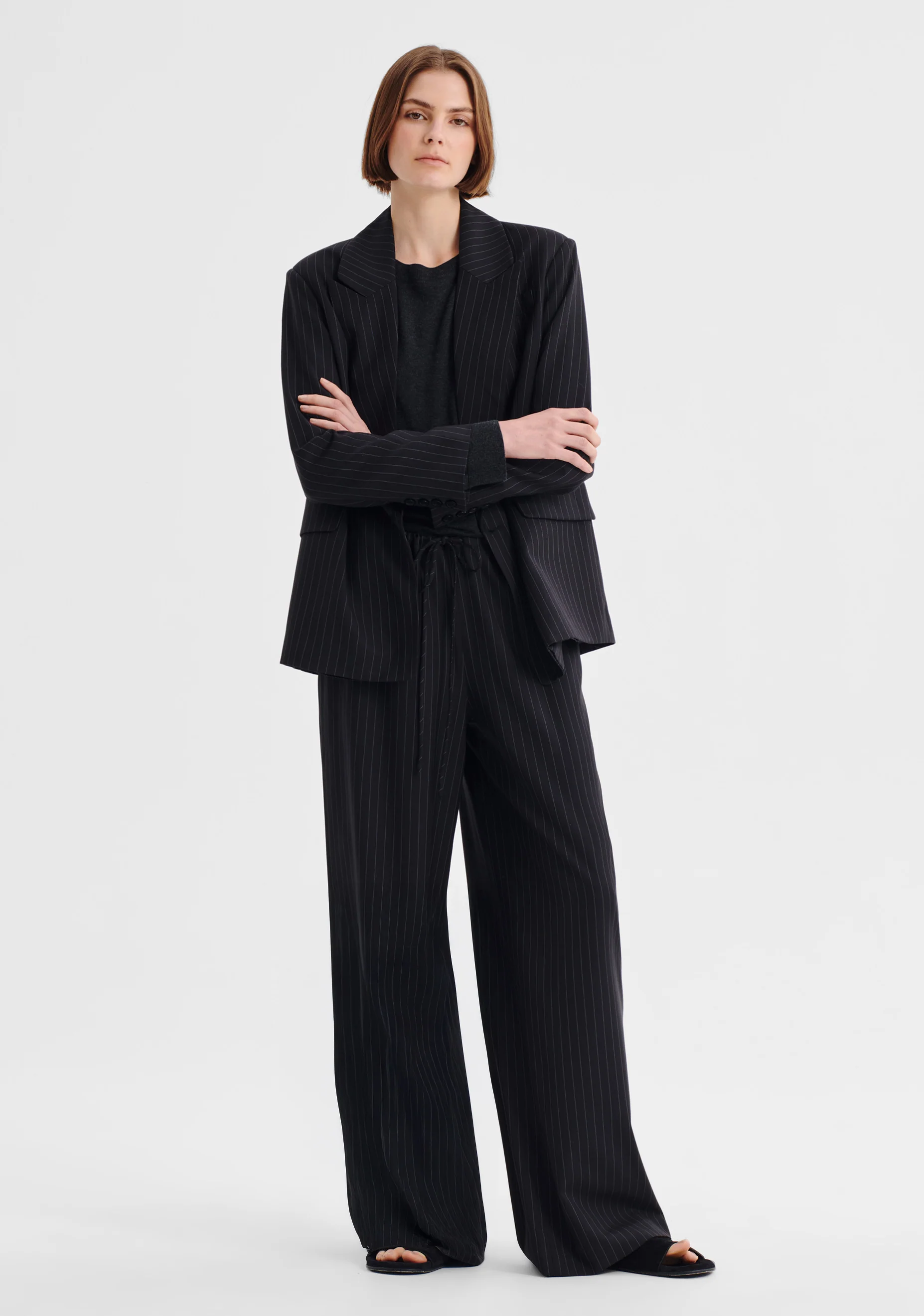 Diego Drawstring Pant_Pinstripe - Image 5