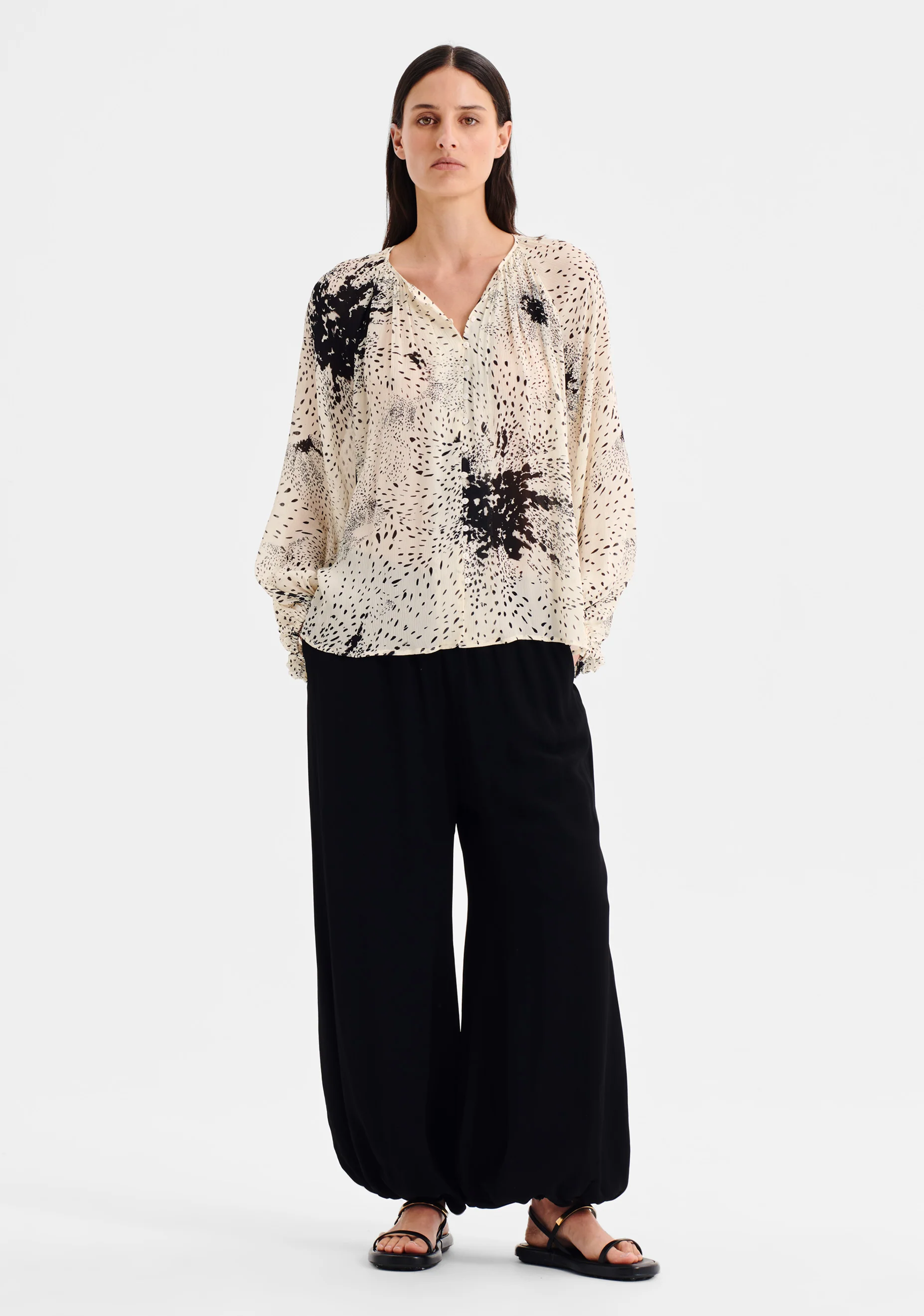 Florian Blouse_Ecru Print - Image 3
