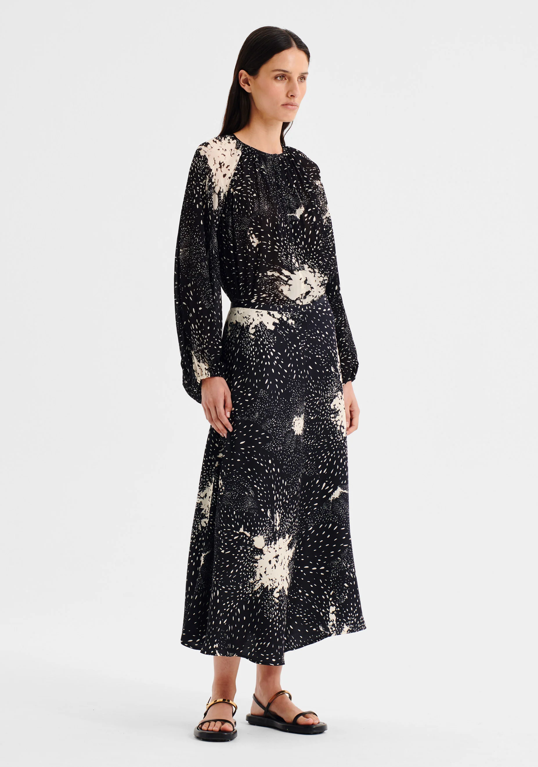 Florian Skirt_Black Print - Image 3