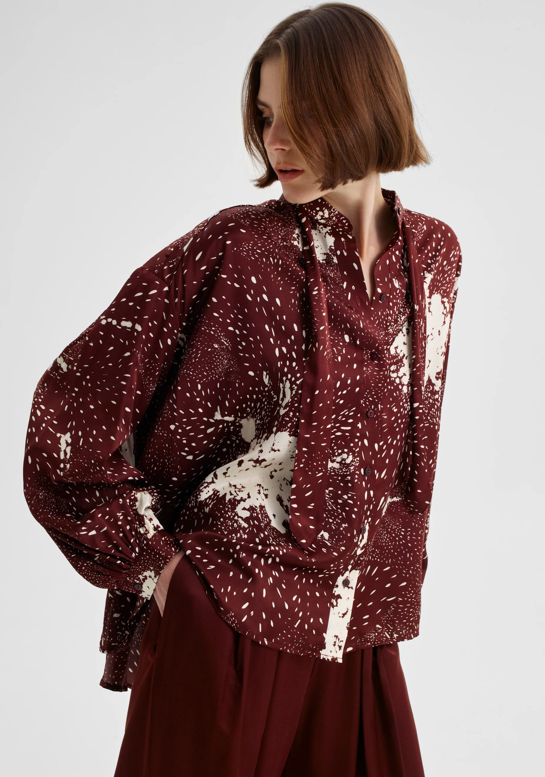 Florian Swing Shirt_Pinot Print - Image 2