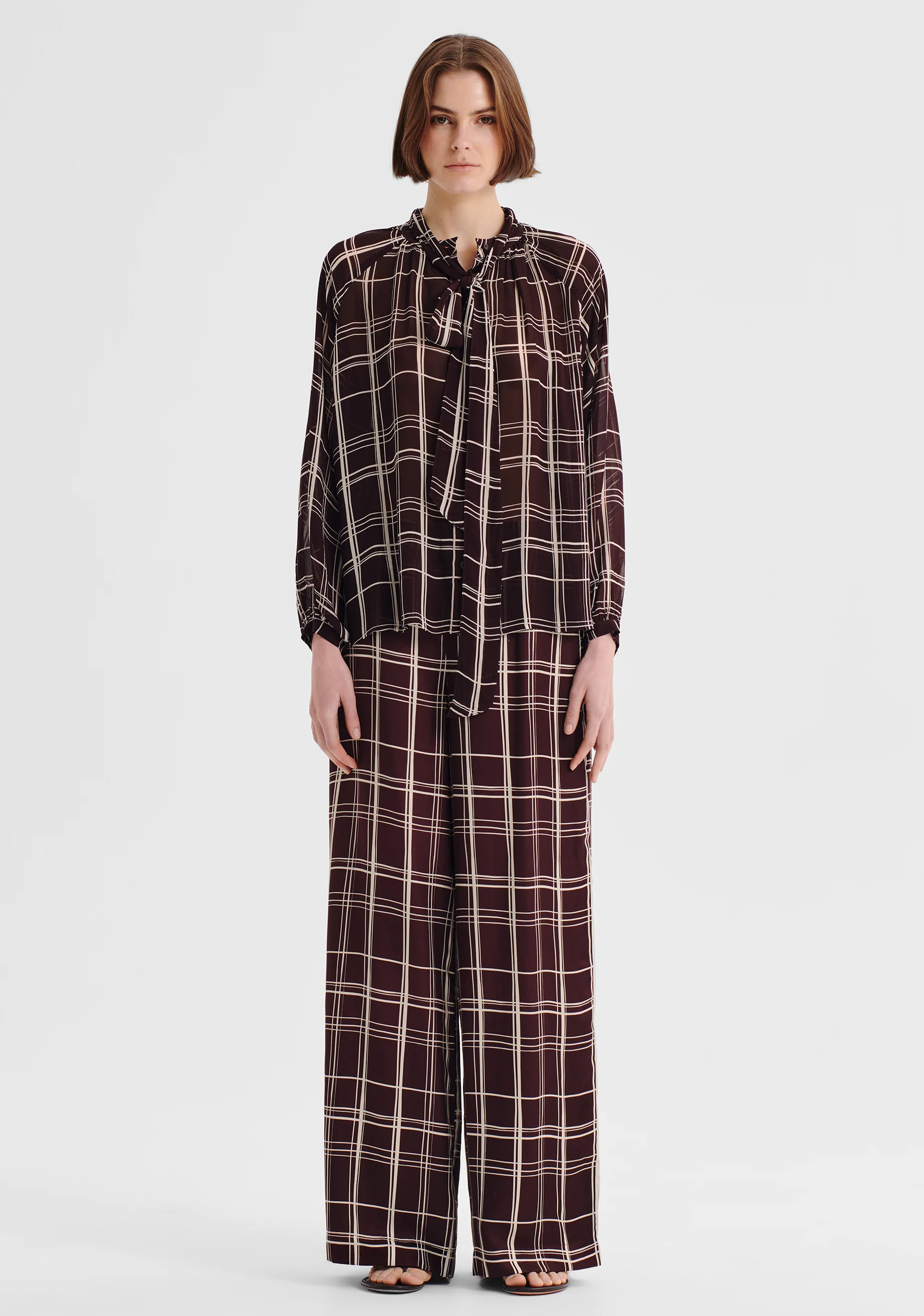 Francis Tie Blouse_Print - Image 3