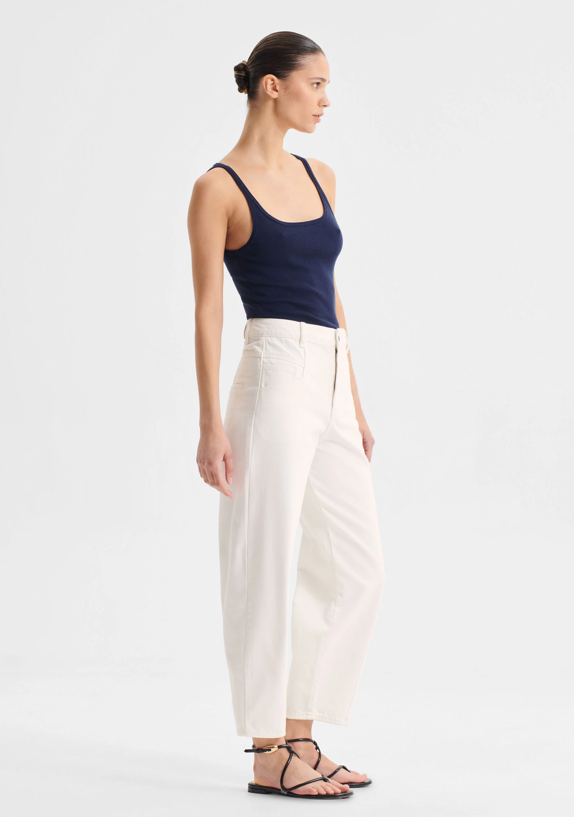 George Knit Tank Navy - Image 2