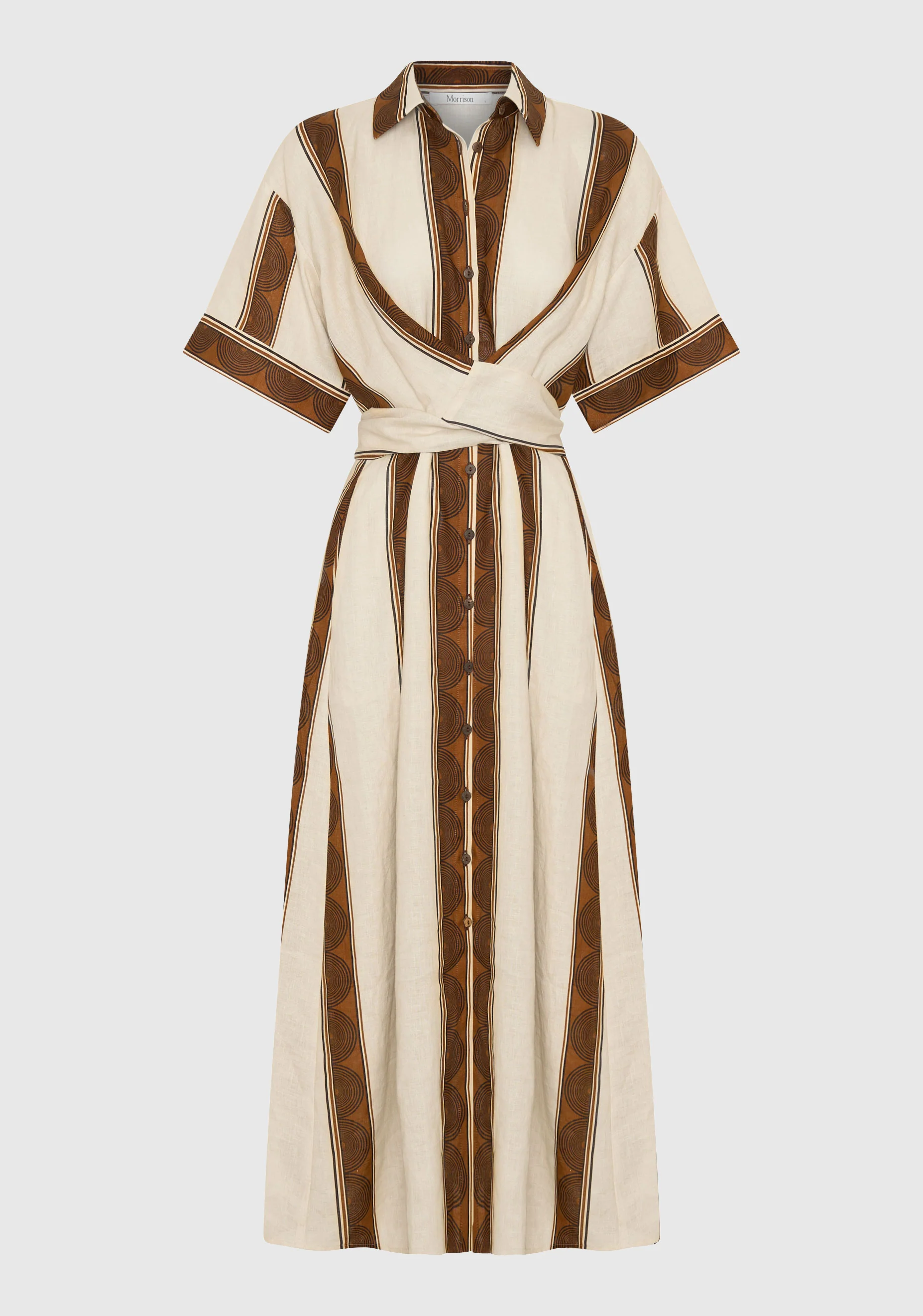 Harriet Linen Shirt Dress_Print - Image 6