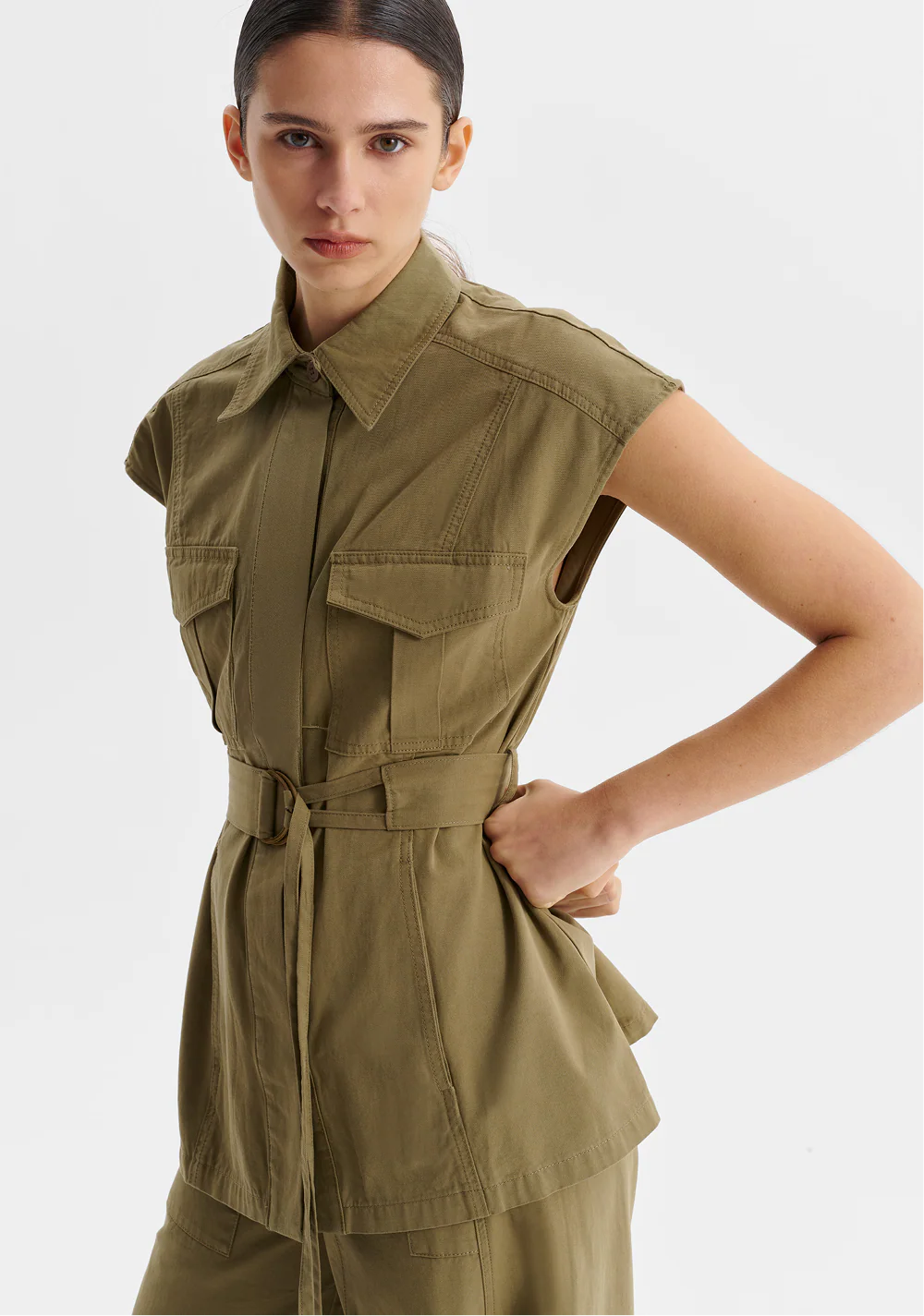 Henry Vest_Olive - Image 2