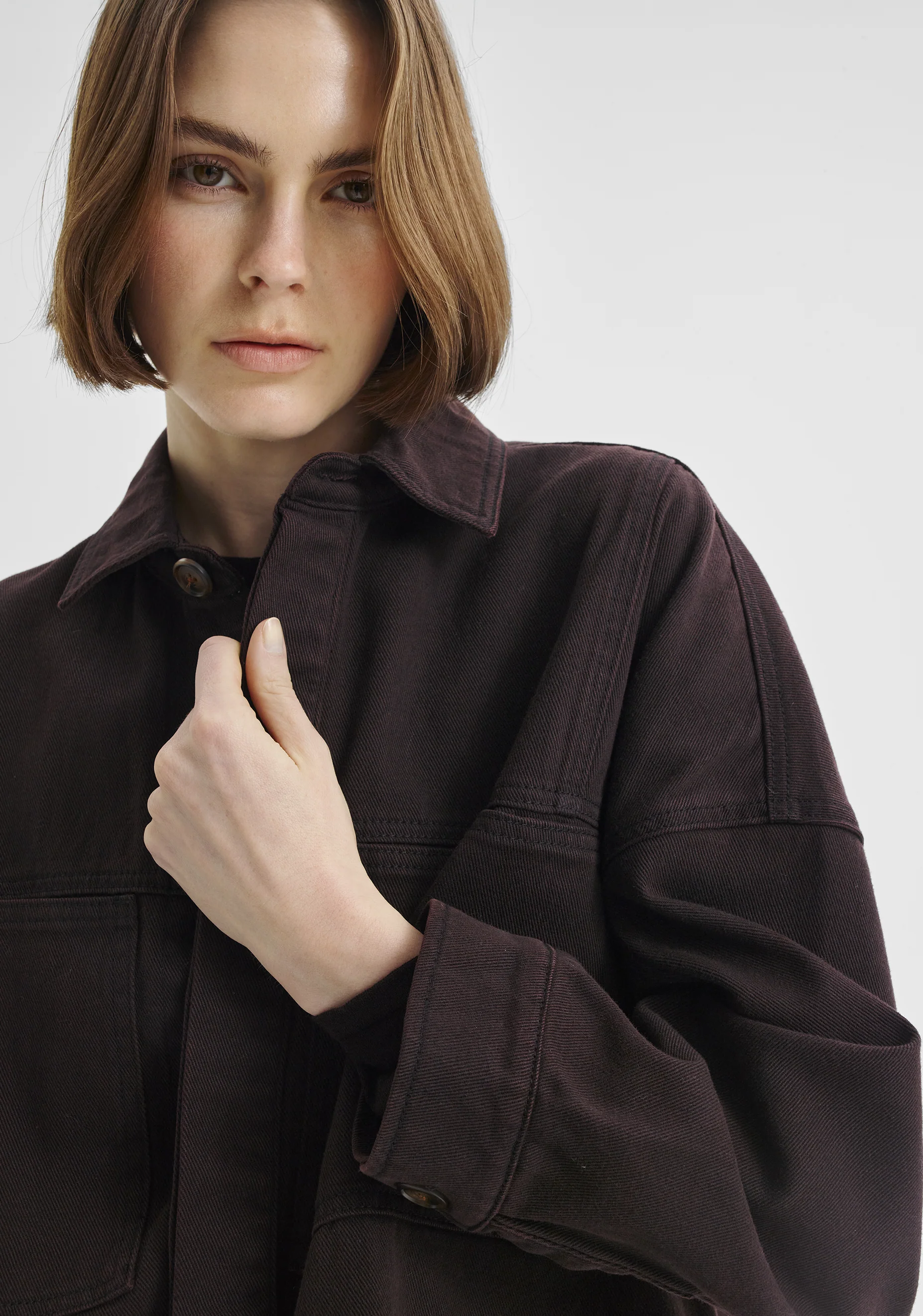 Jensen Denim Jacket_Espresso - Image 2