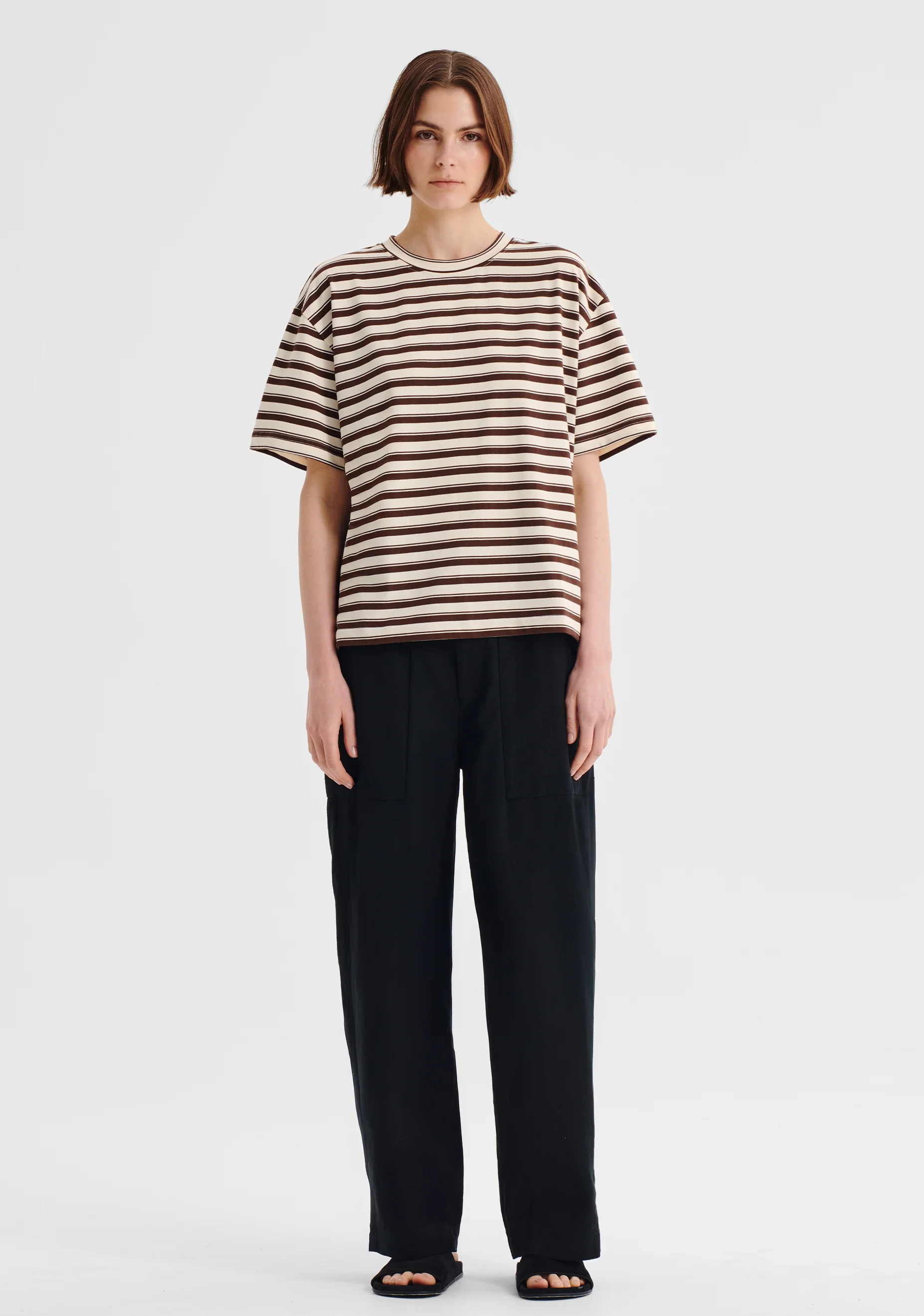 Jericho Stripe Tee_Espresso - Image 2