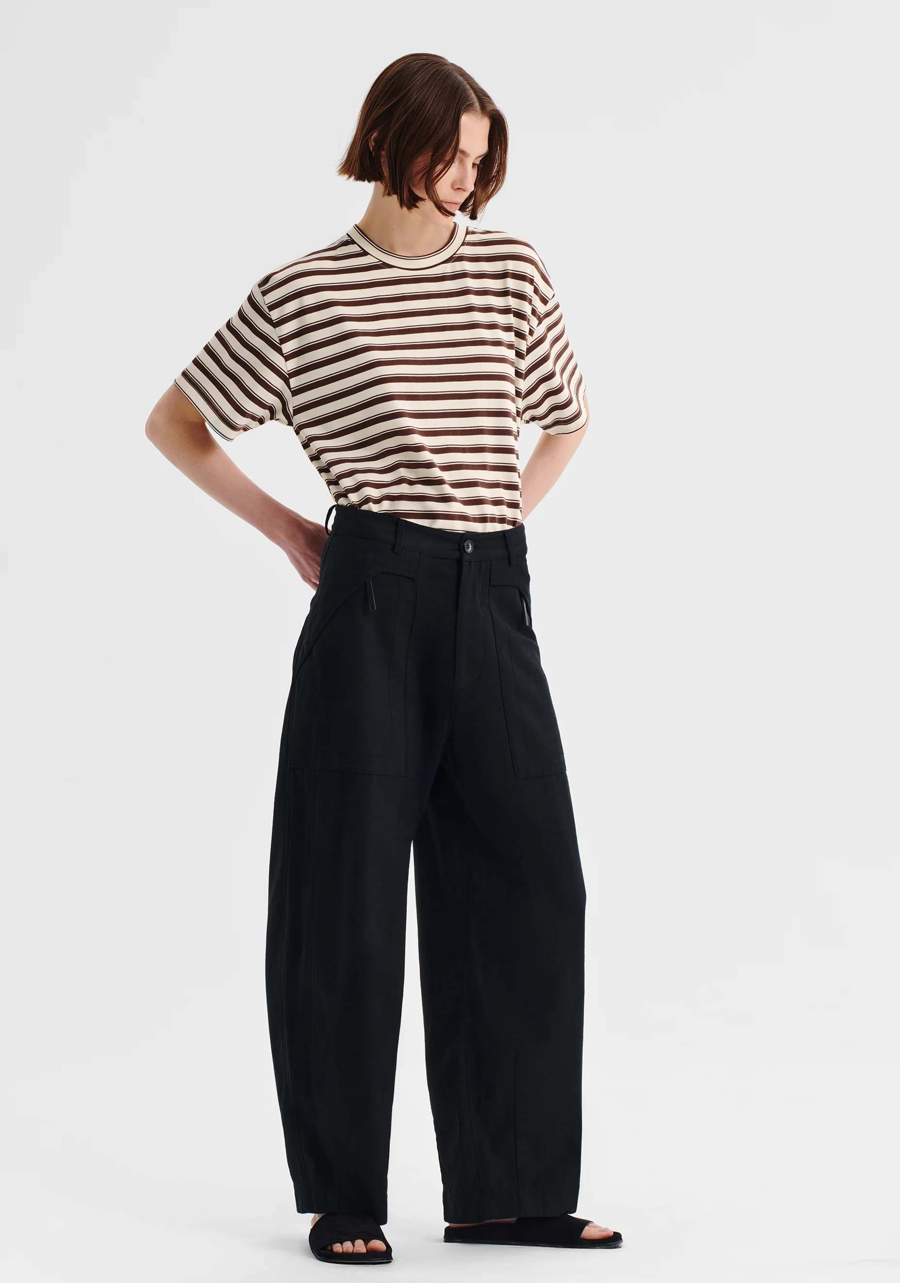 Jericho Stripe Tee_Espresso - Image 3
