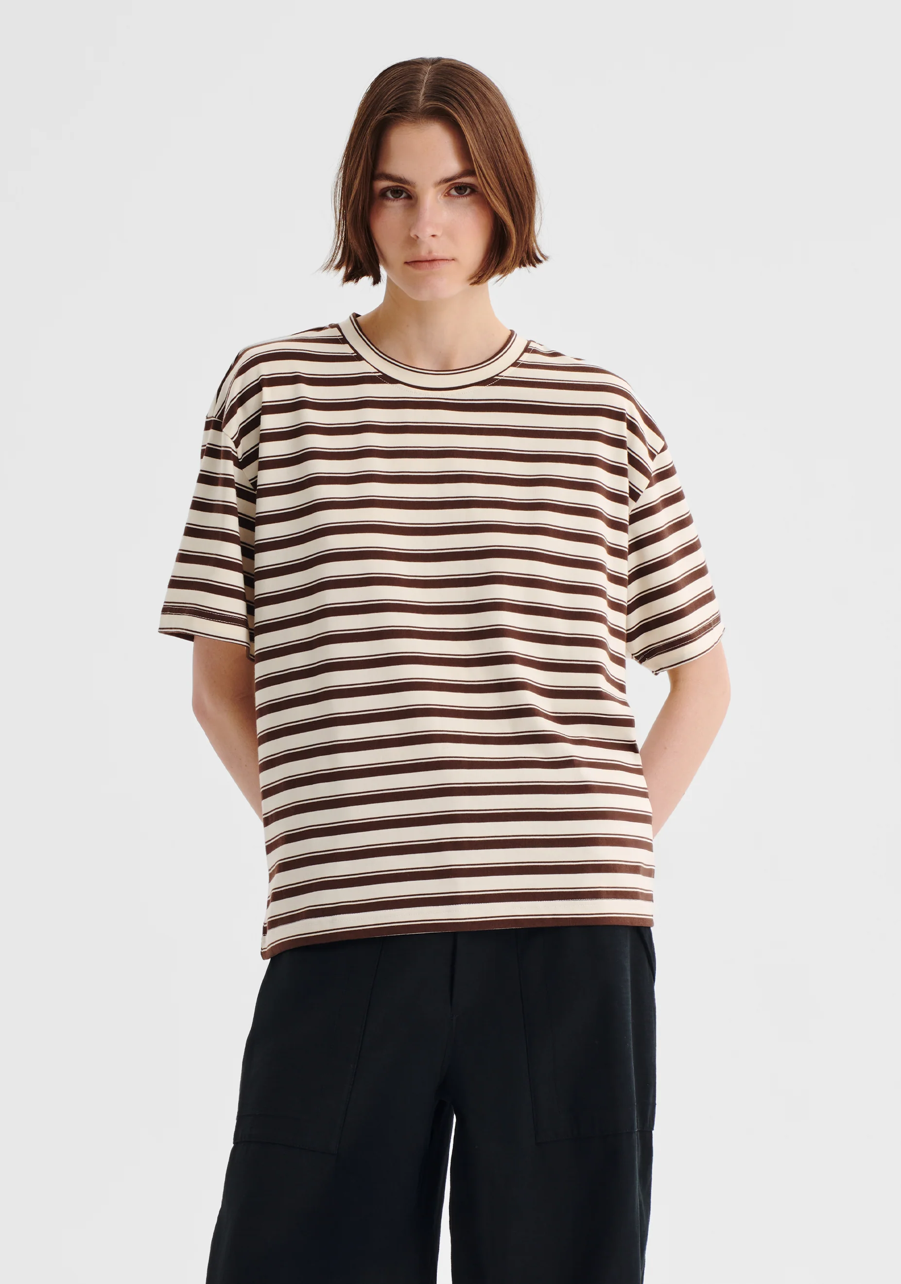 Jericho Stripe Tee_Espresso - Image 4