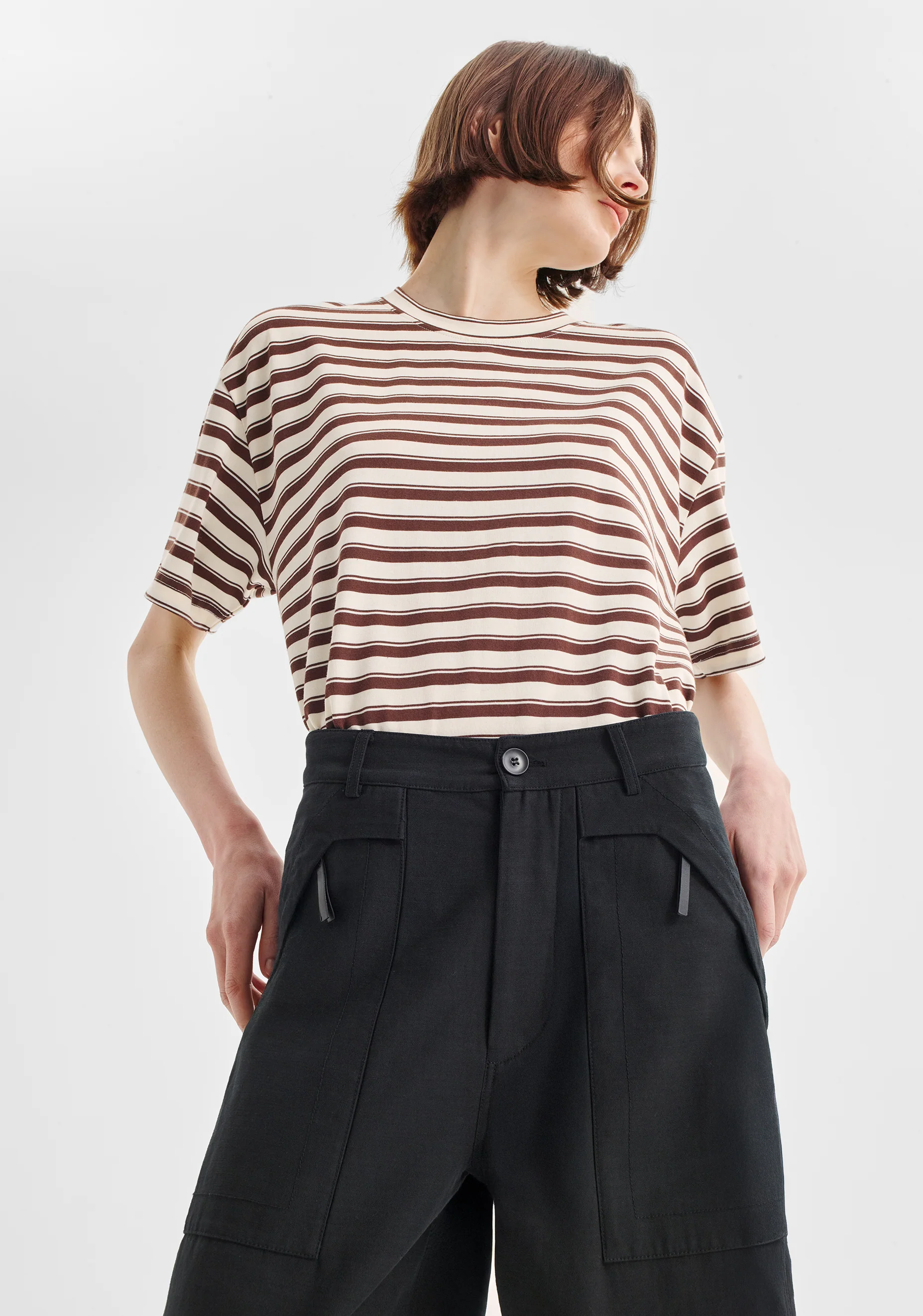 Jericho Stripe Tee_Espresso - Image 6