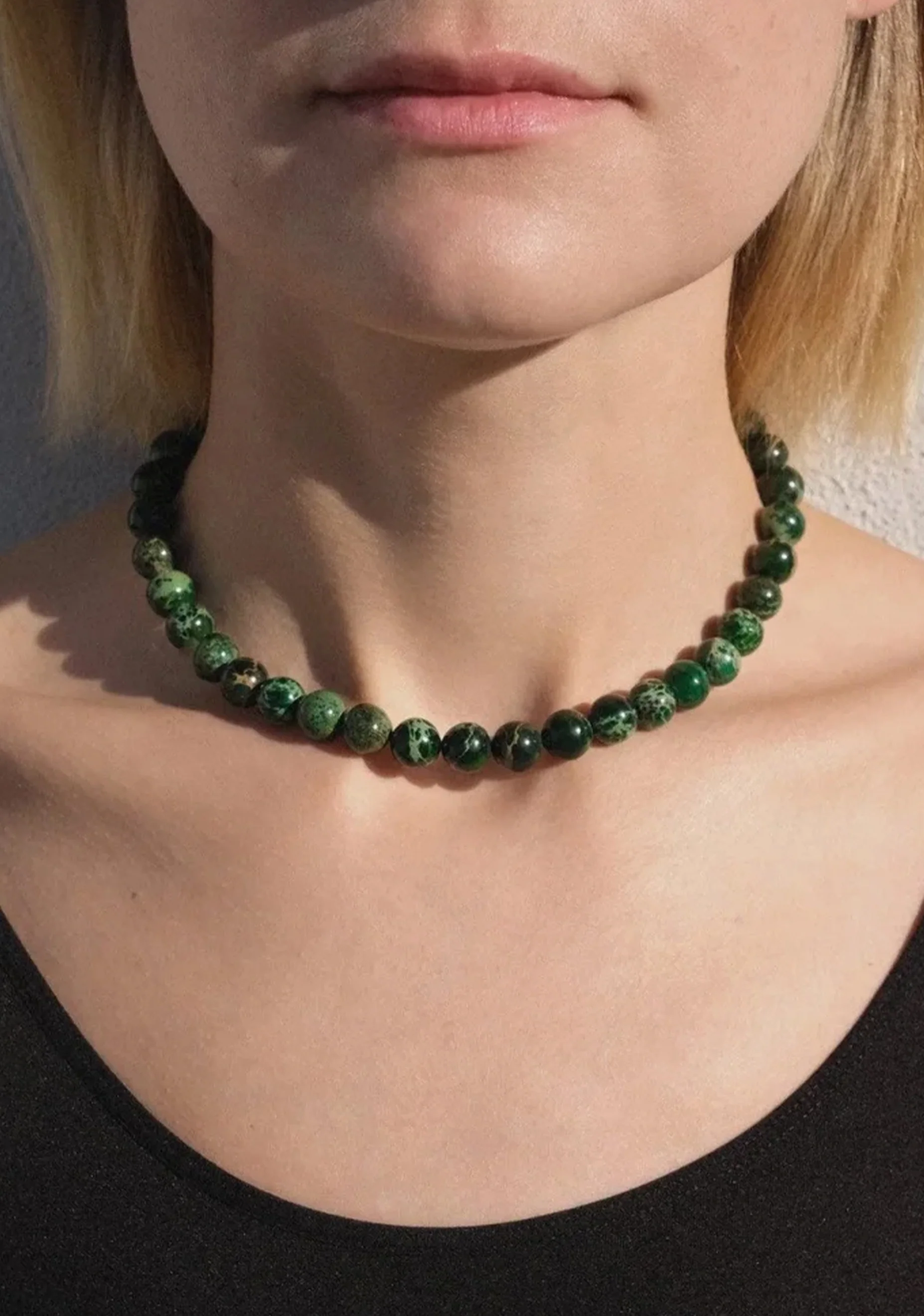 Marbel Necklace_Green - Image 2