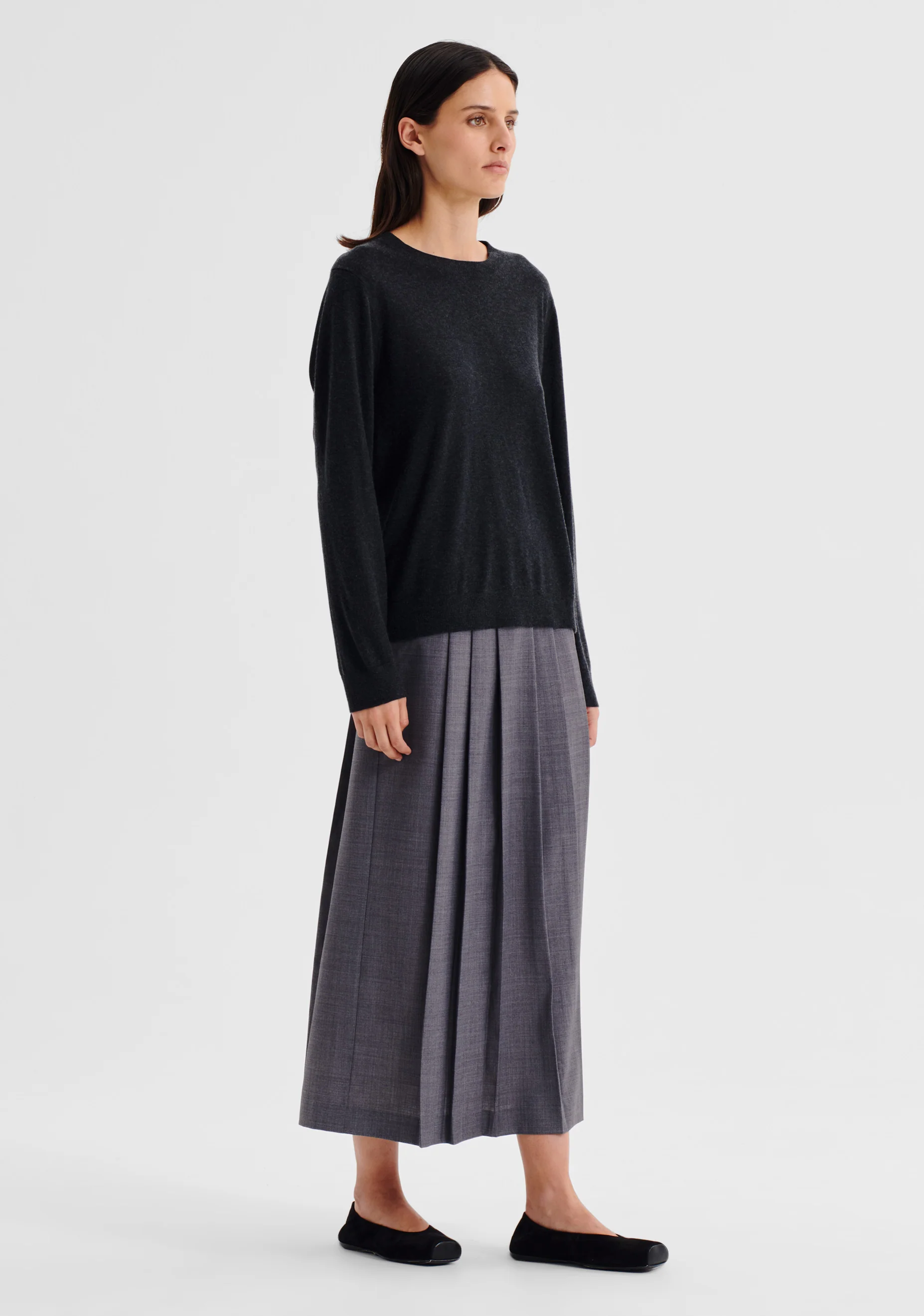 Margo Knit Pullover_Charcoal - Image 3
