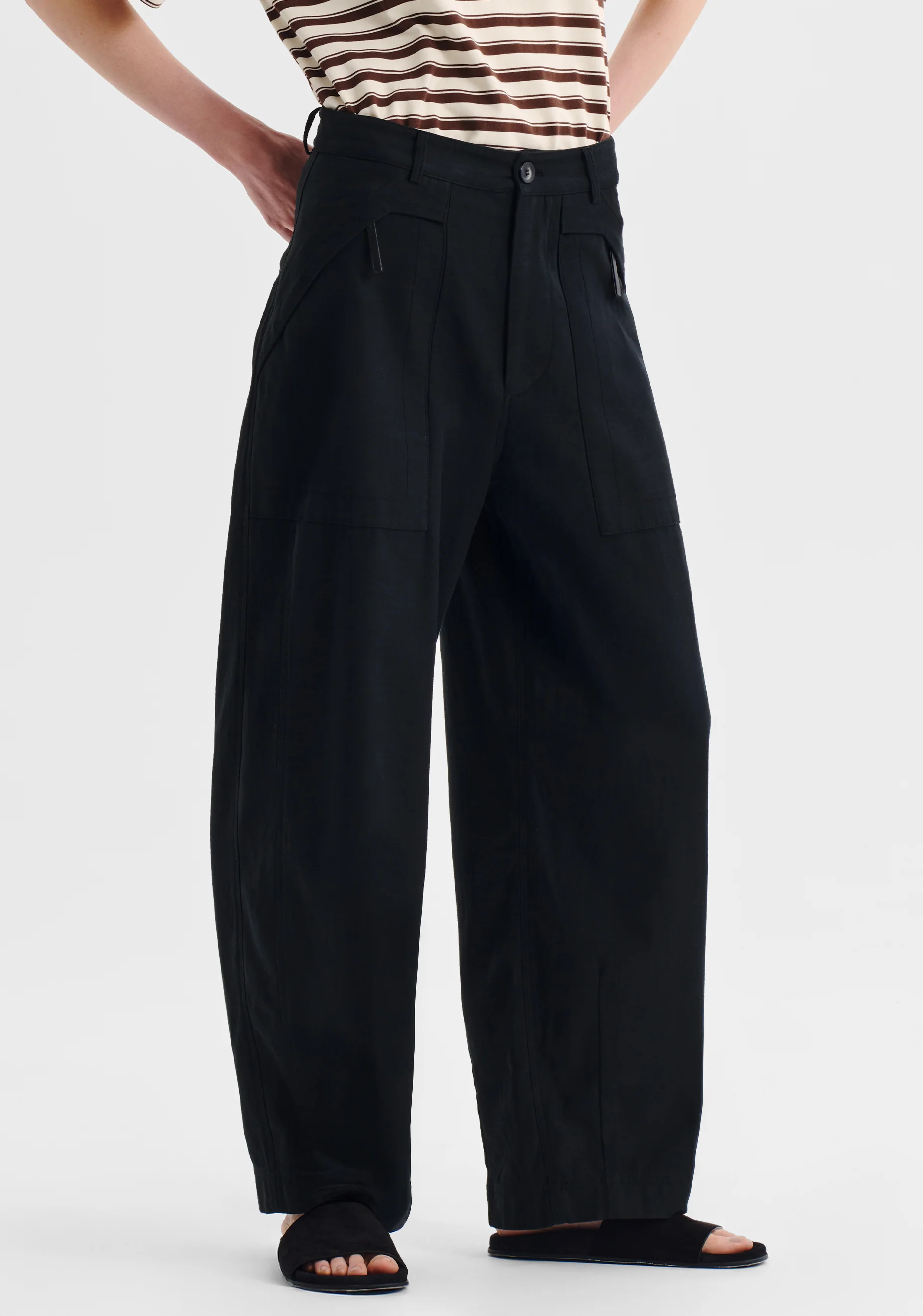 Parker Cargo Pant_Black - Image 4