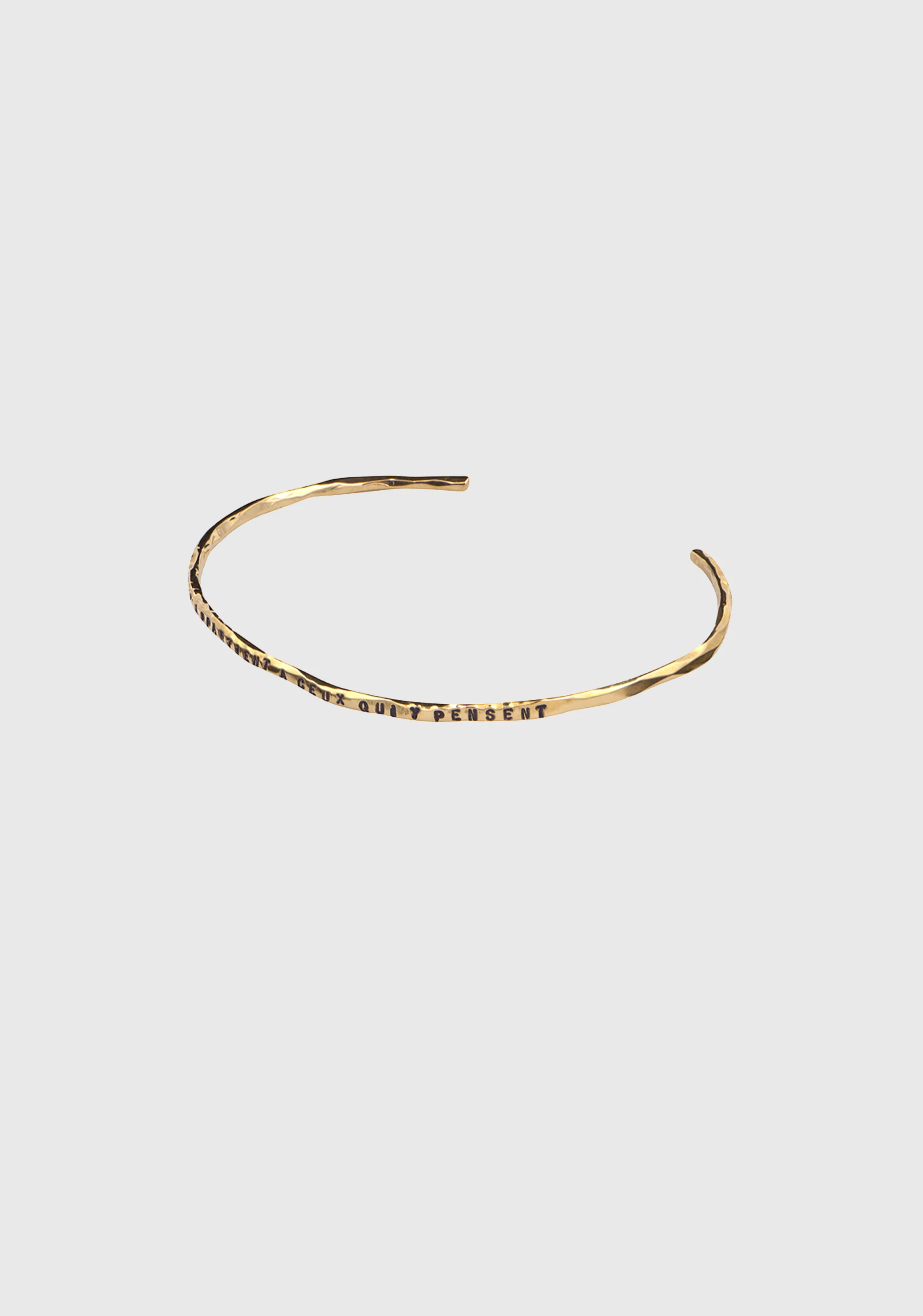 Pensee Ouvert Vermeil Bracelet_Gold - Image 3