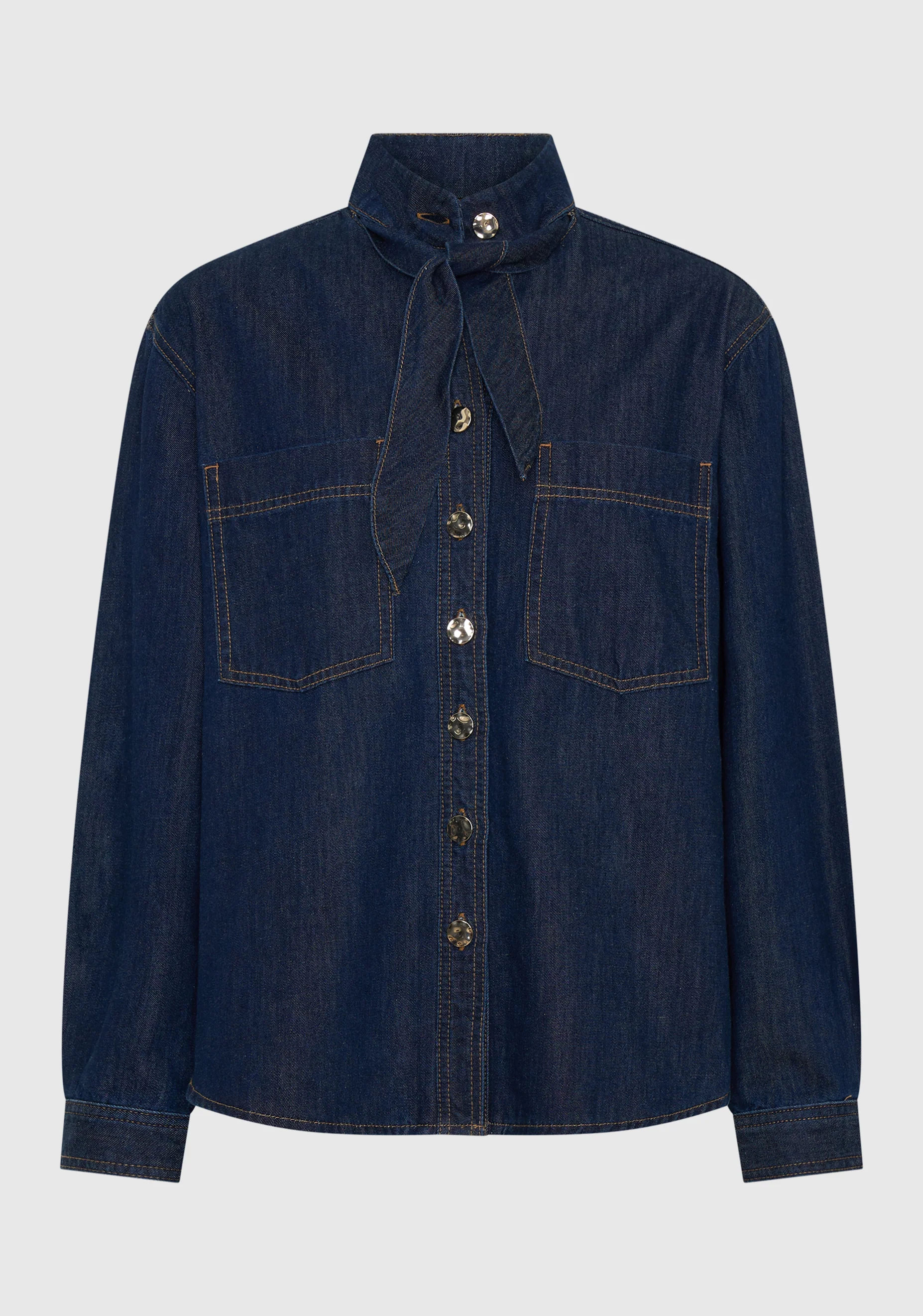 Pierrot Denim Shirt_Indigo - Image 8