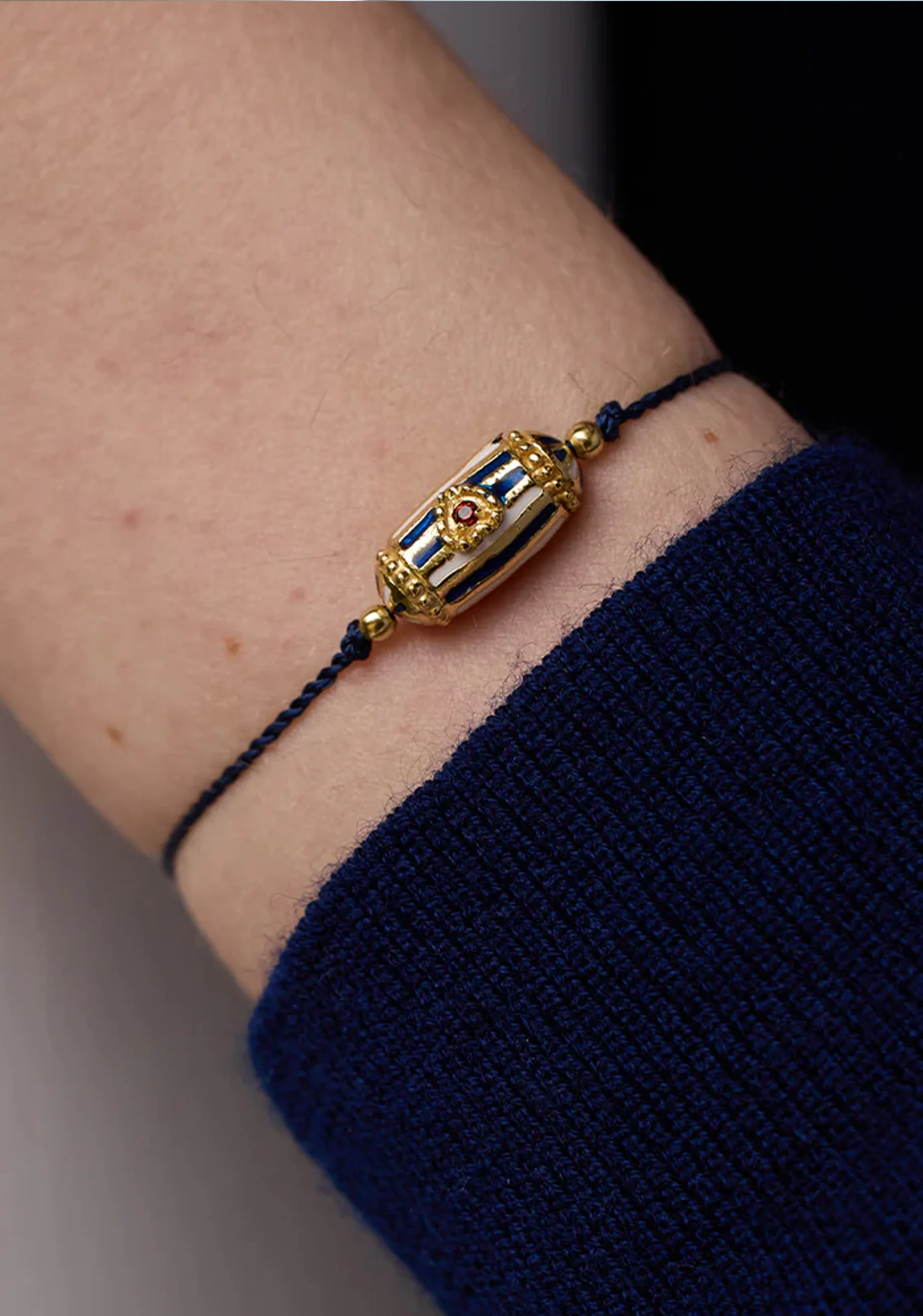 Rakhi Lola Bracelet_Navy - Image 2