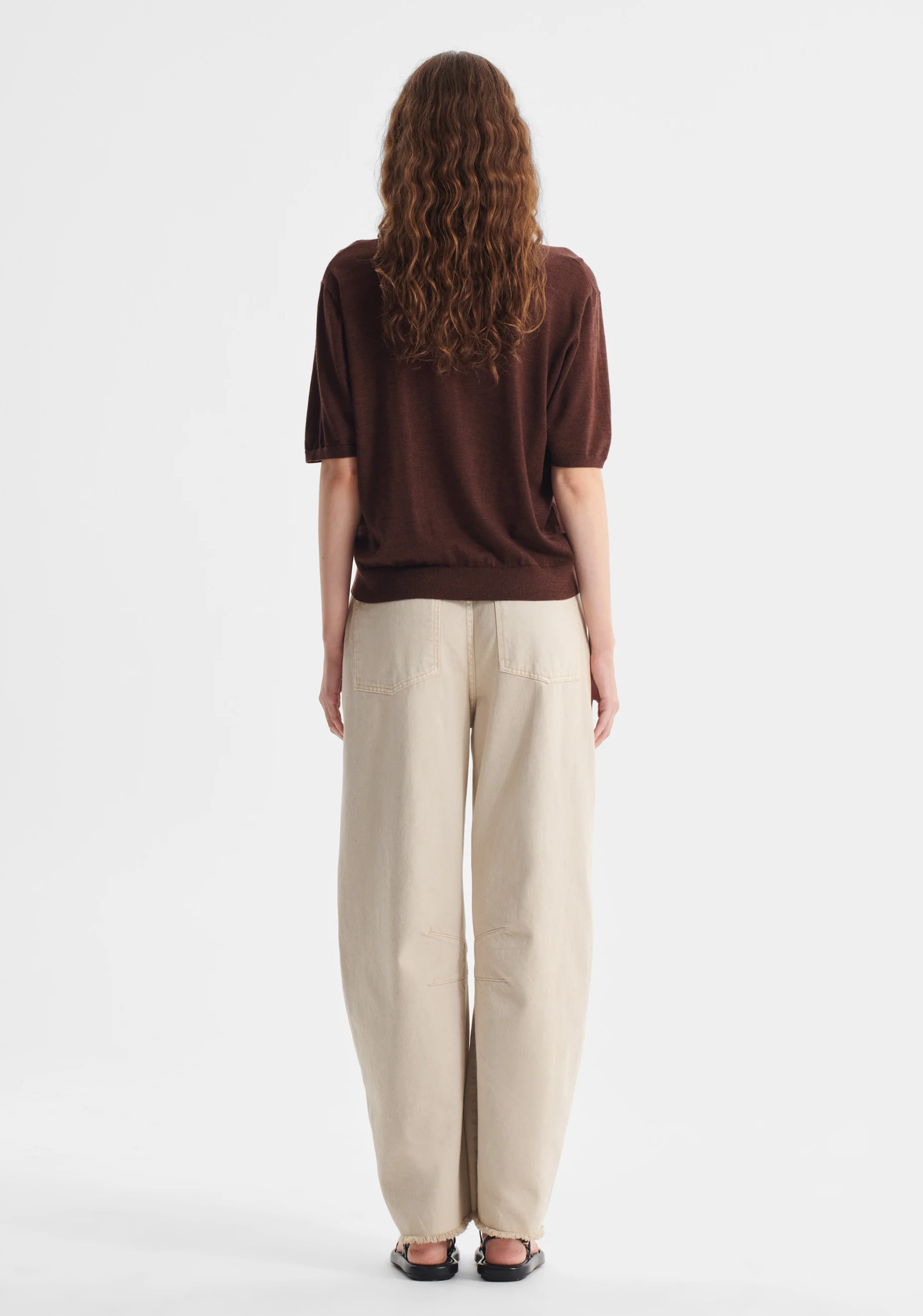 River Knit Tee_Toffee - Image 5