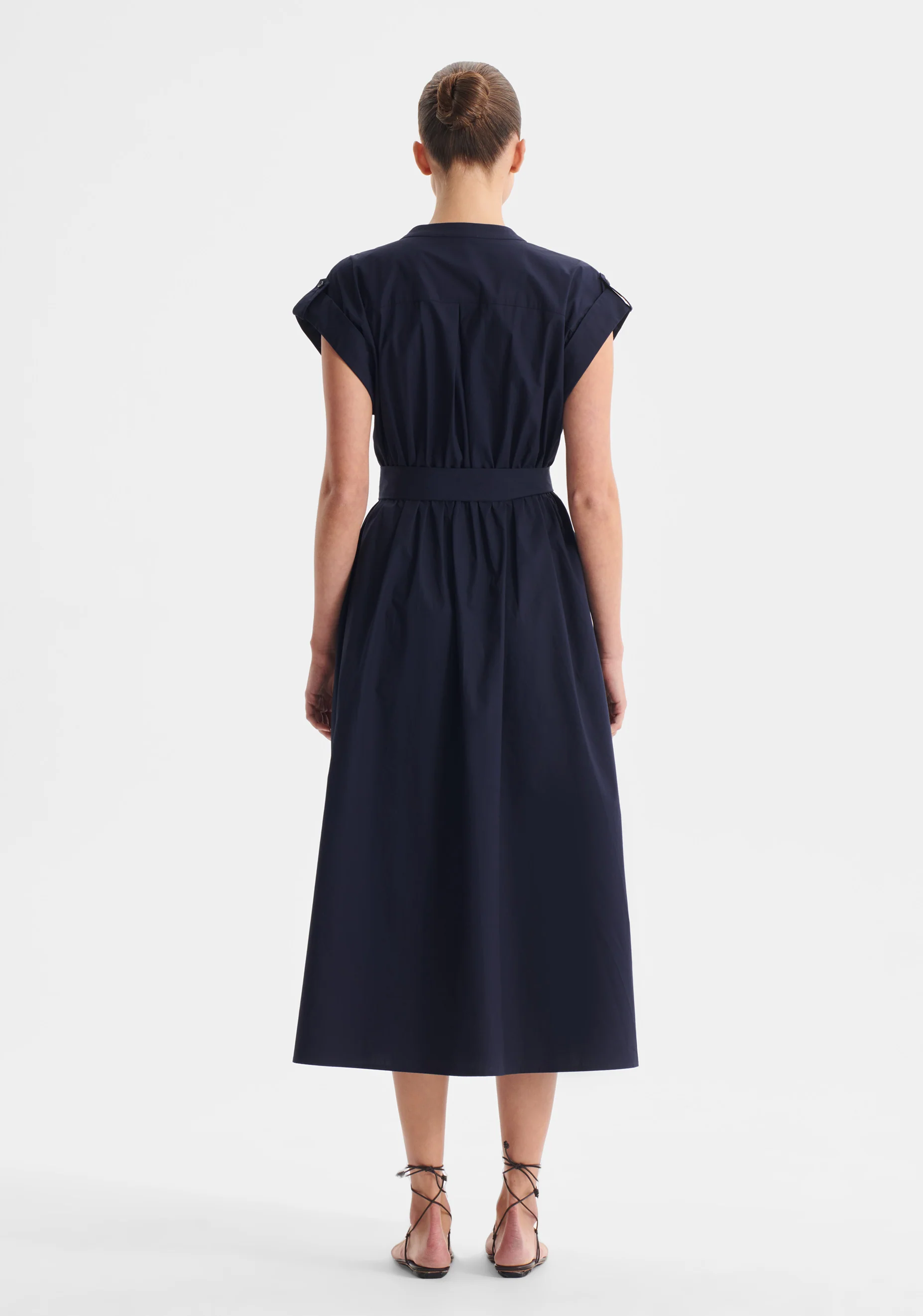 Romy Shirt Dress_Navy - Image 5