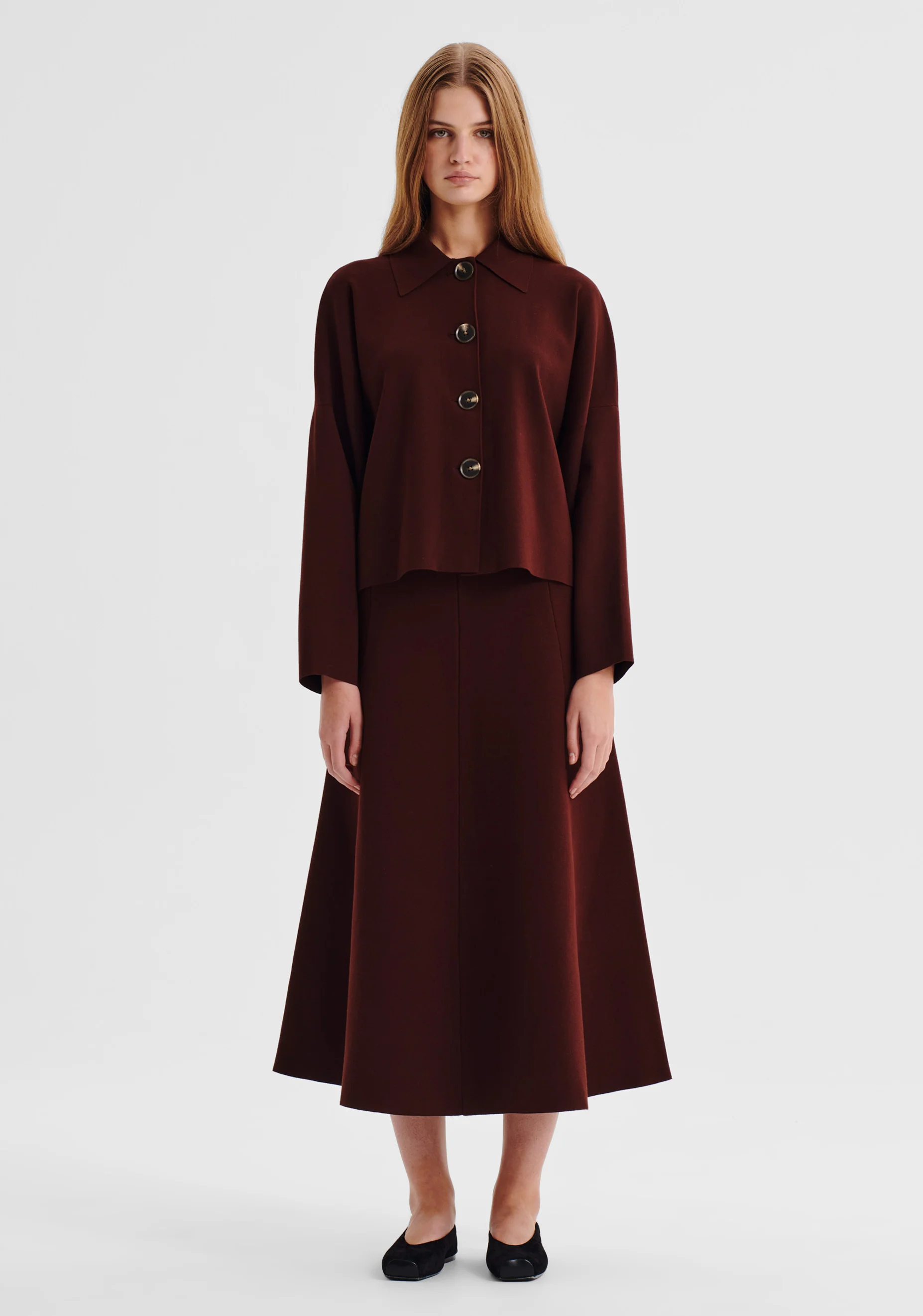 Ronan Knit Skirt_Spice - Image 3