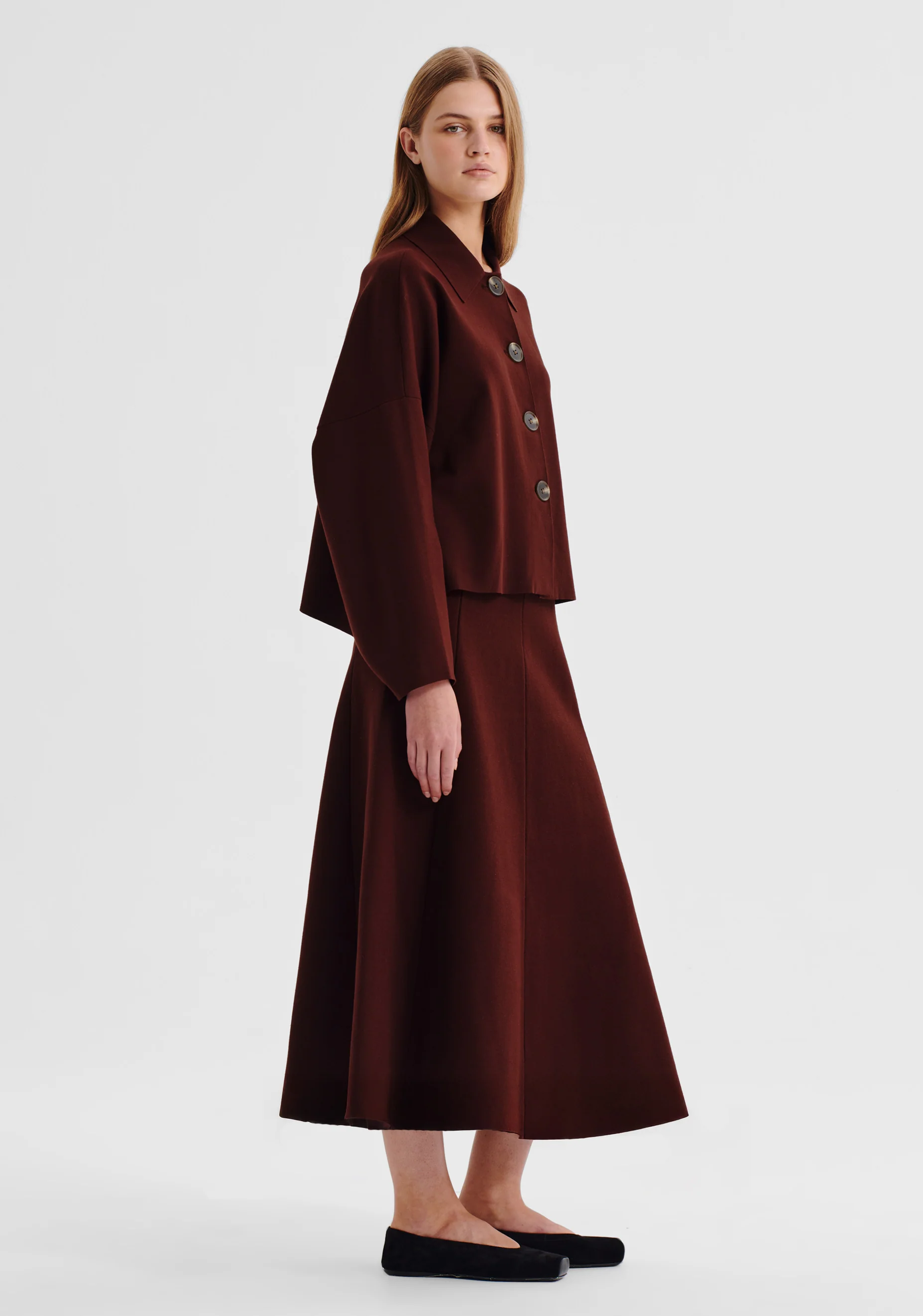 Ronan Knit Skirt_Spice - Image 4