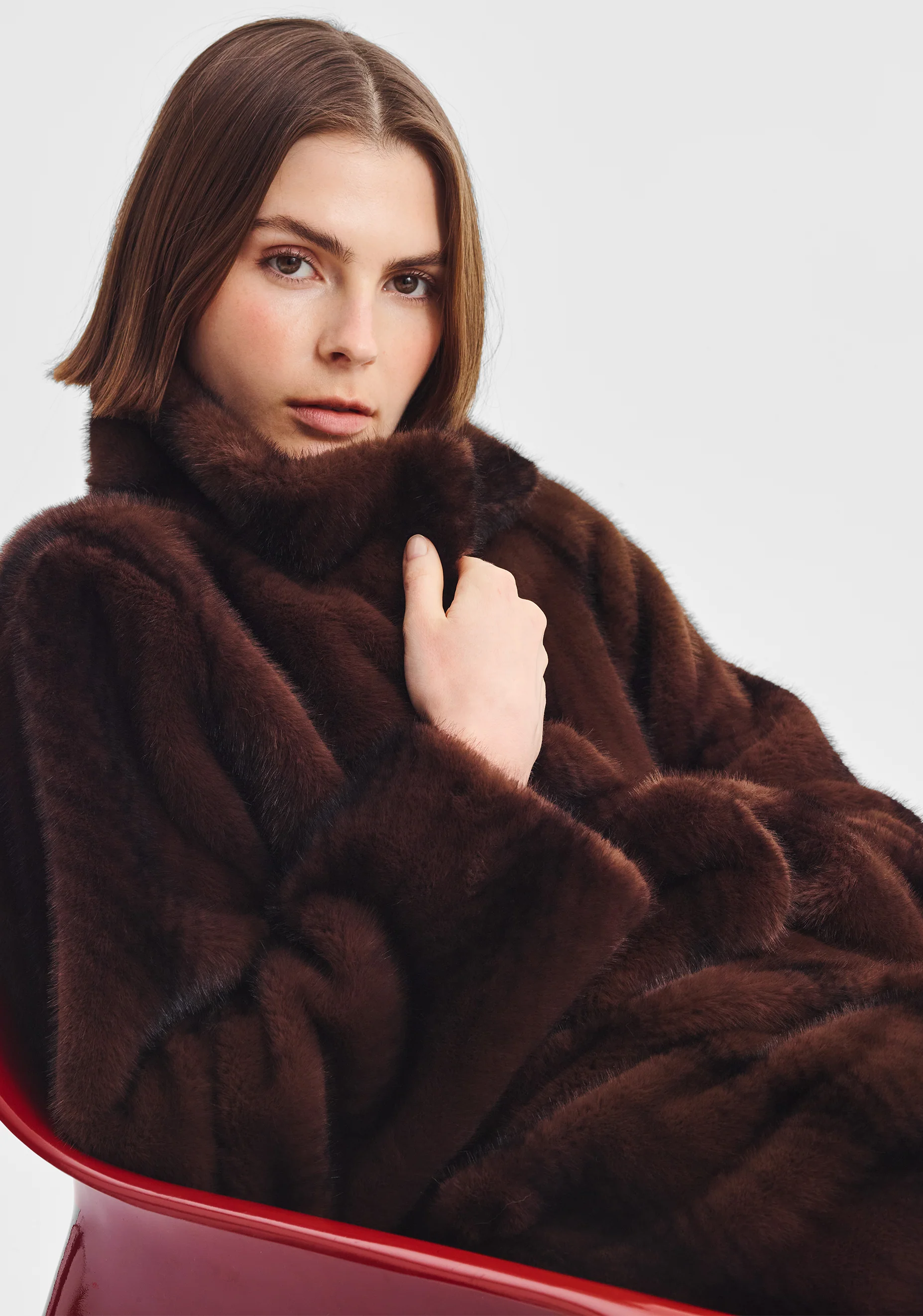 Stevie Fur Coat_Espresso - Image 8