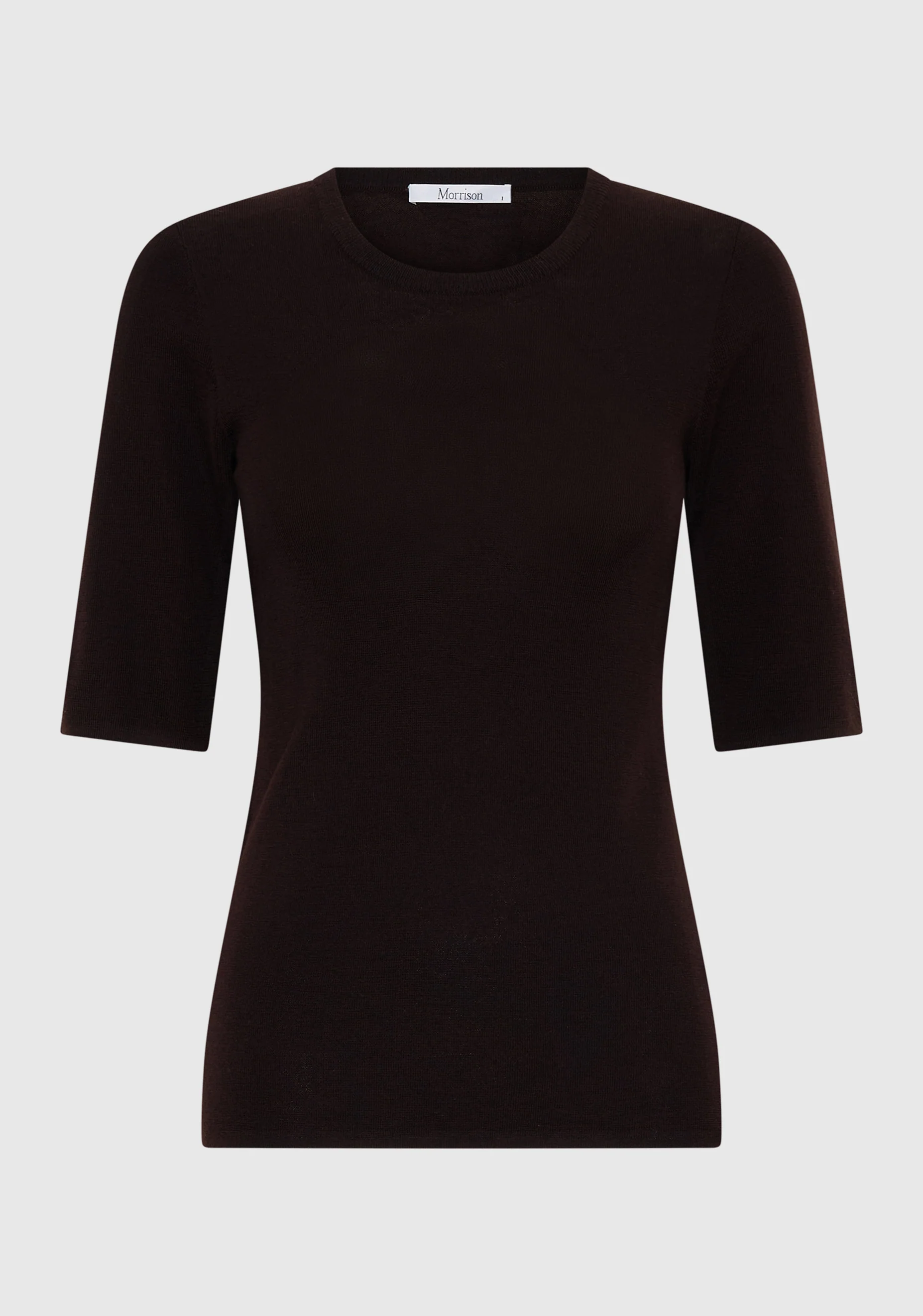 Talia Merino Knit Tee_Espresso - Image 6