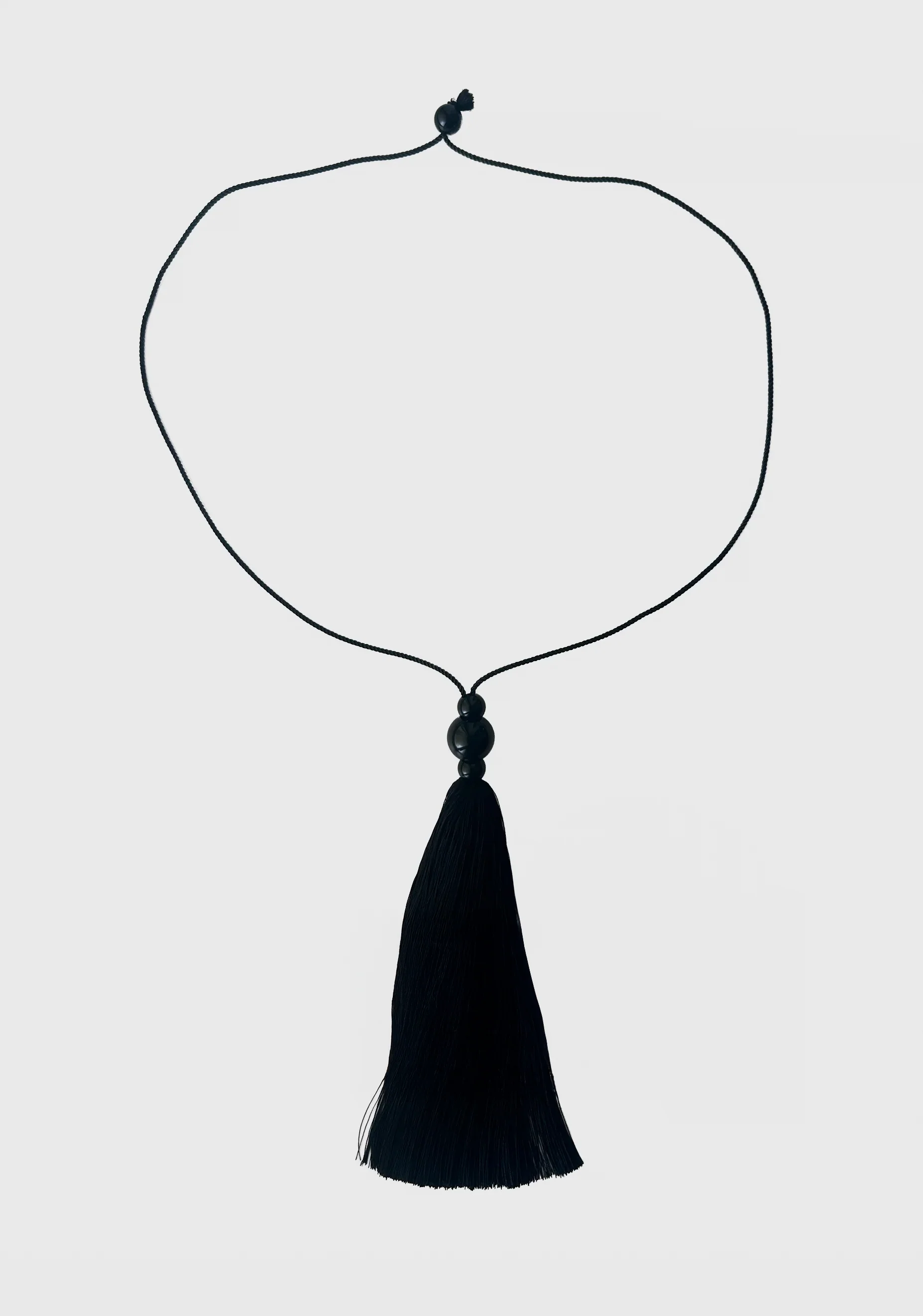 Tassel Necklace_Black - Image 3