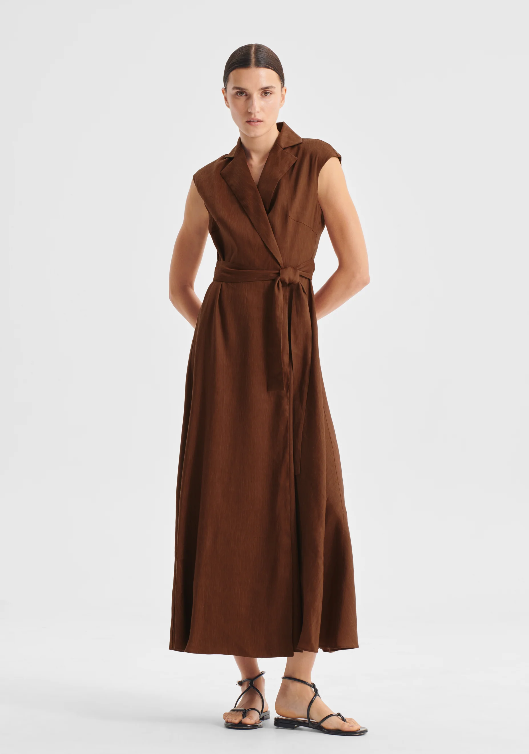 Vera Wrap Dress_Hazel - Image 4