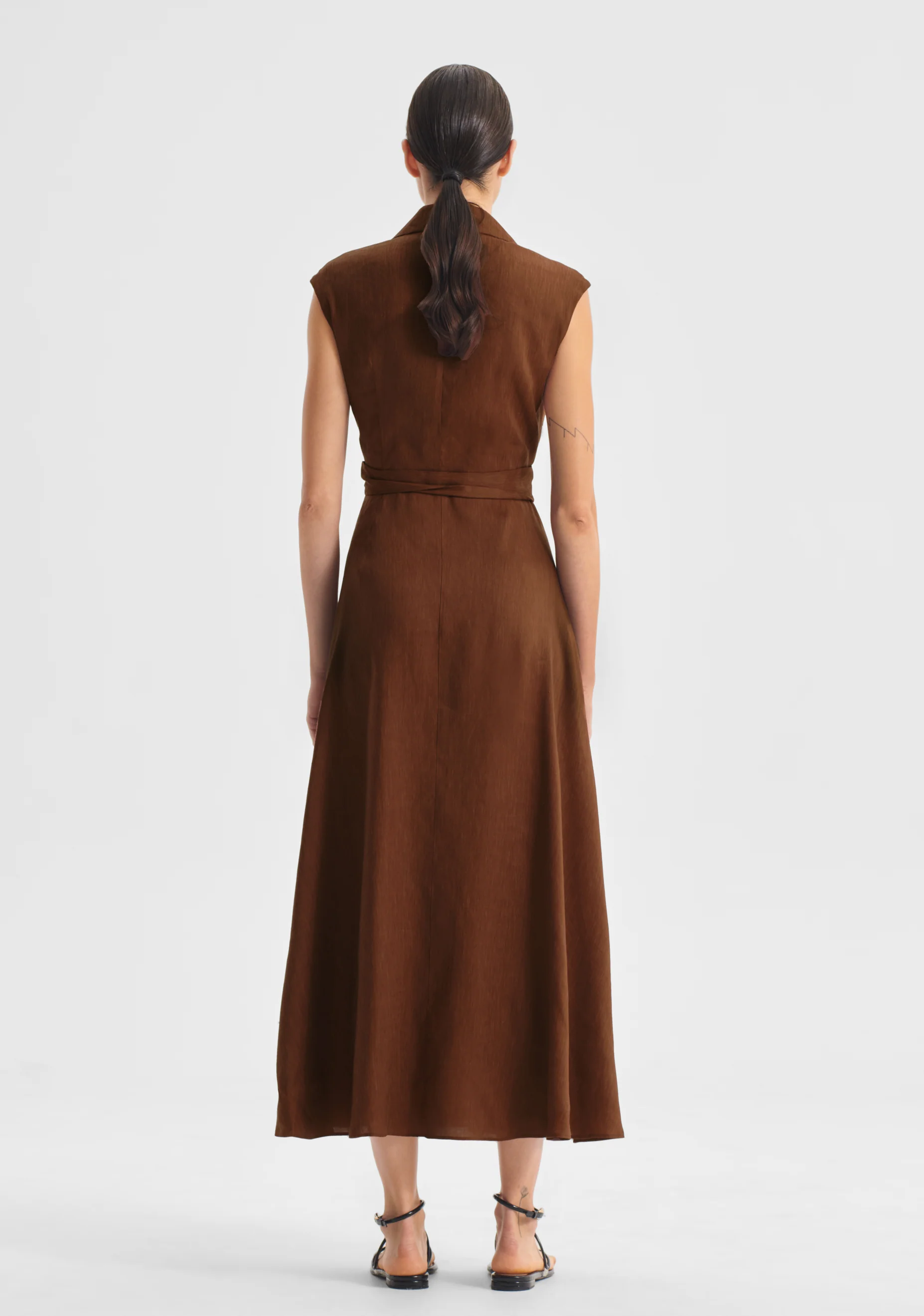 Vera Wrap Dress_Hazel - Image 6