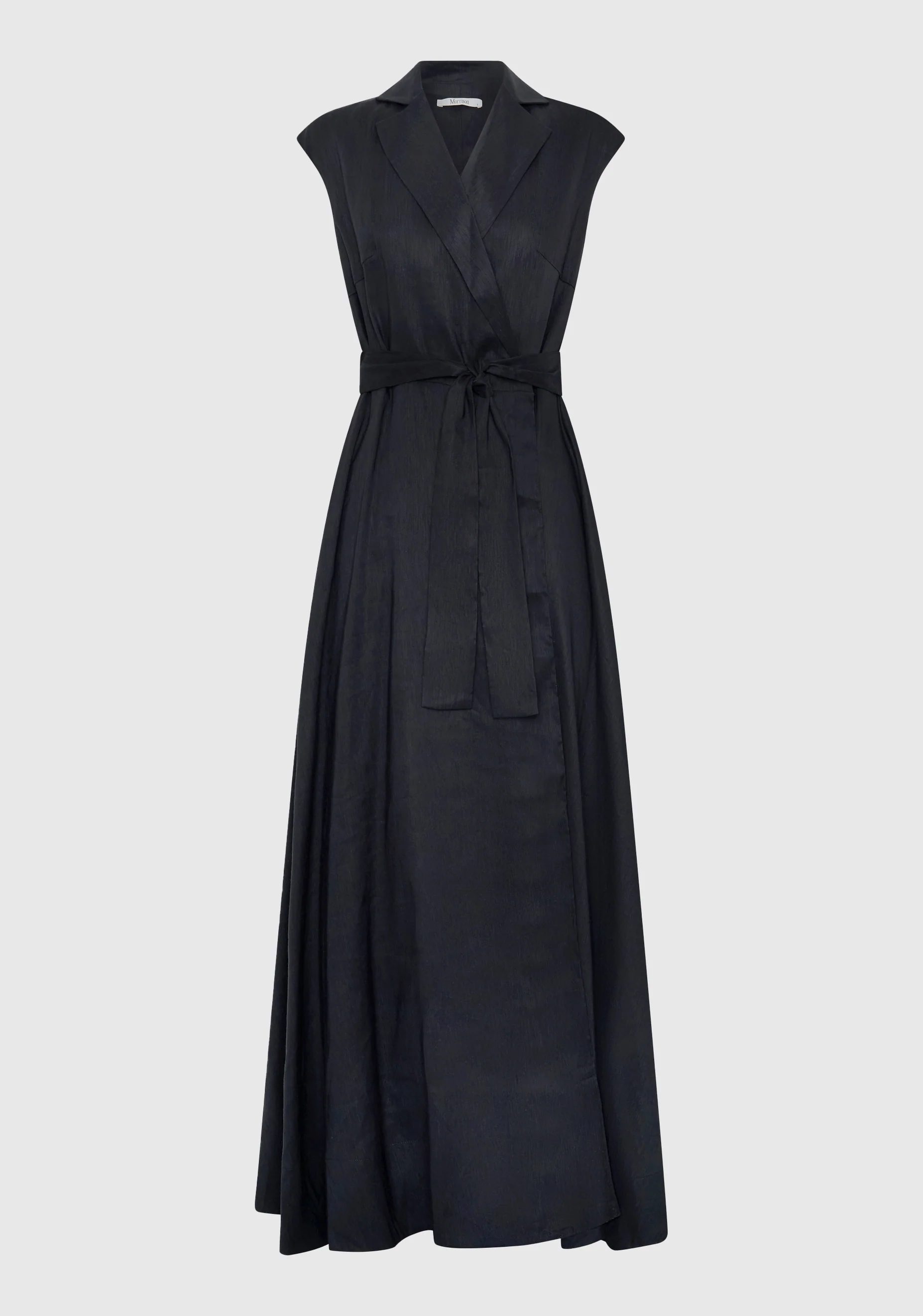 Vera Wrap Dress_Navy - Image 8