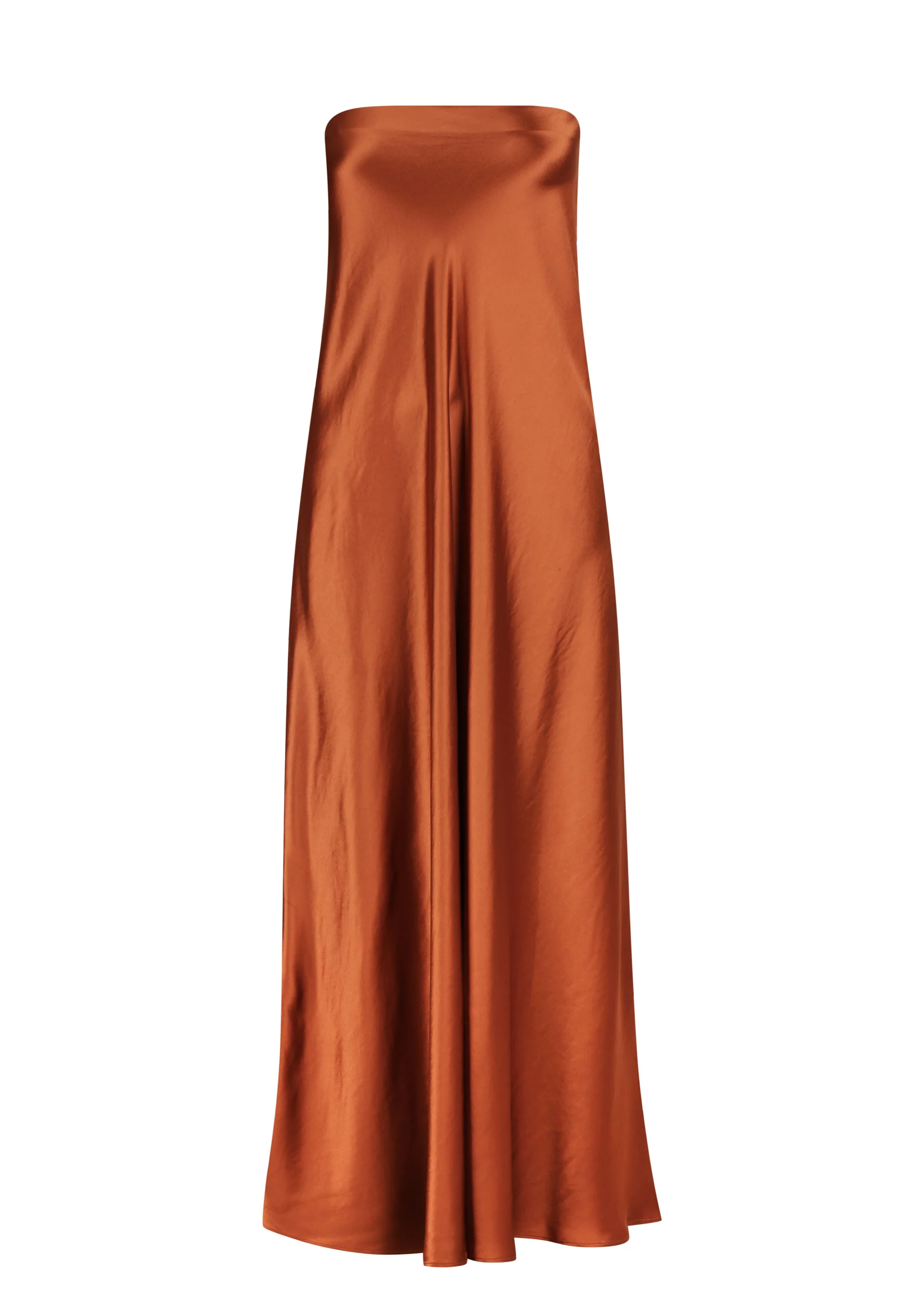 Zeta Strapless Dress_Copper - Image 4