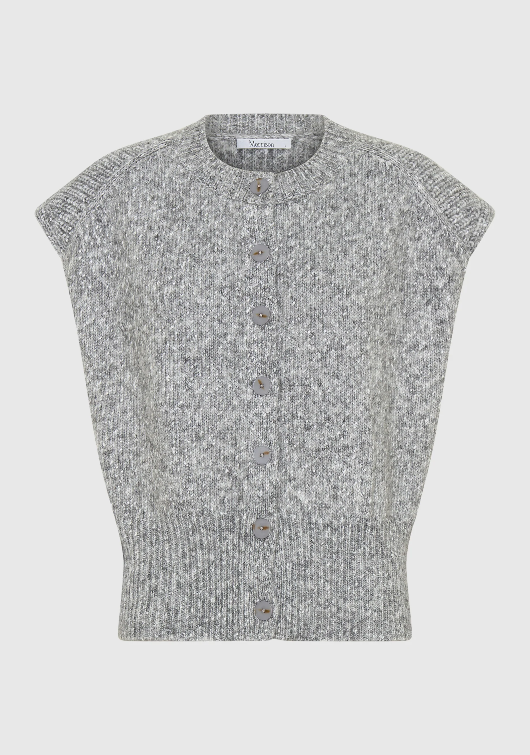 Zoe Knit Vest_Grey Marle - Image 7